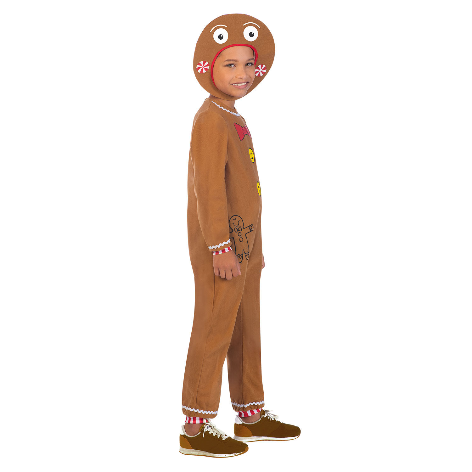 Gingerbread Jumpsuit Children's Fancy Dress Costume