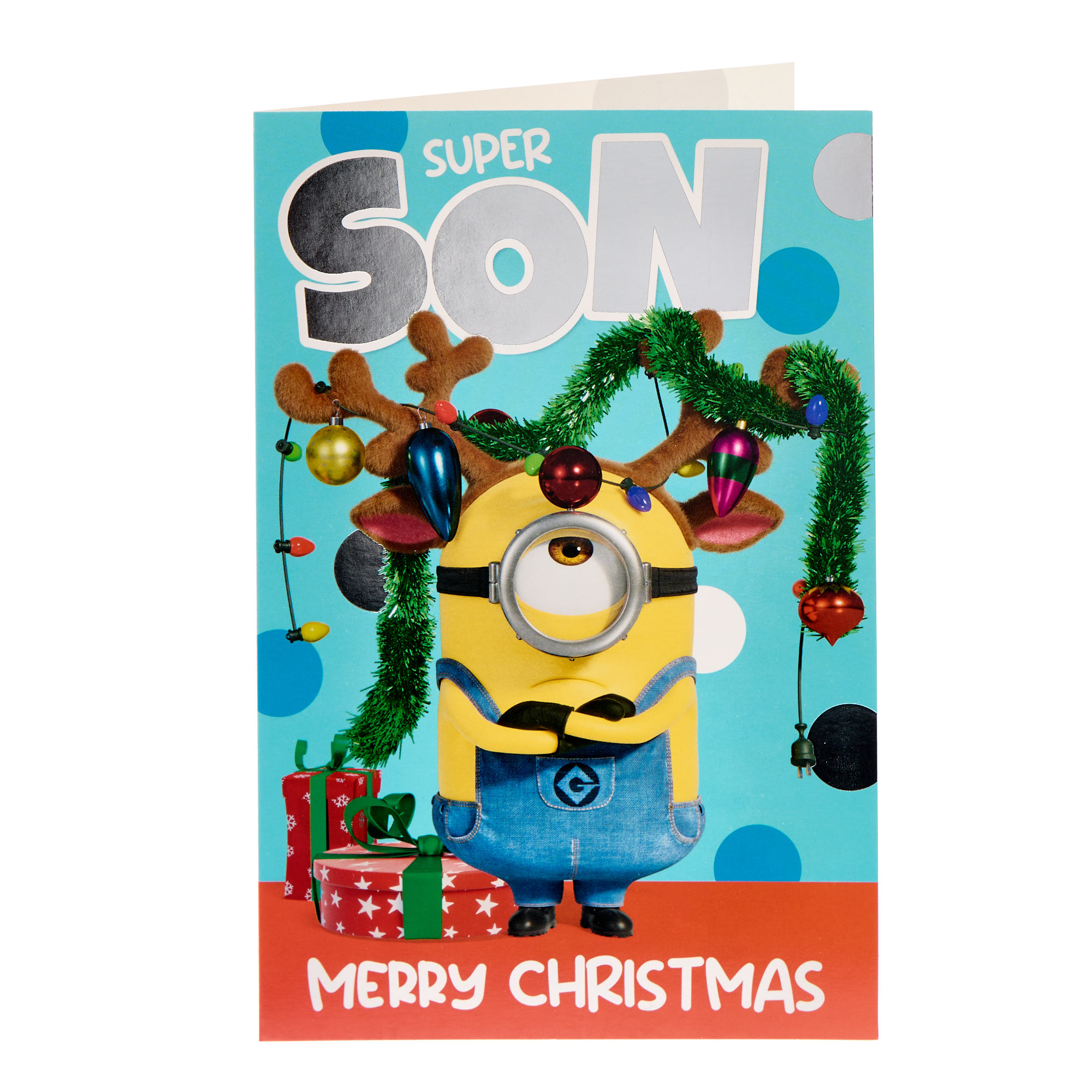 Super Son Minions Christmas Card