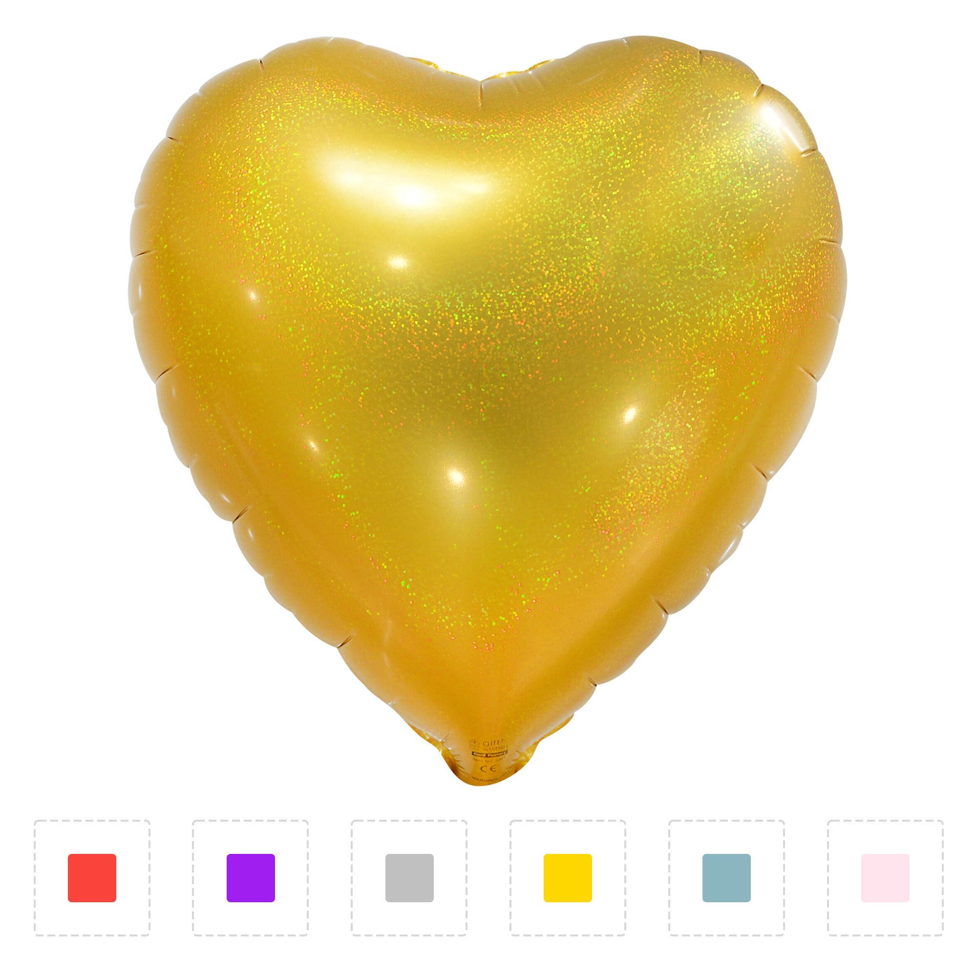 Plain Heart Balloons - Any Colour