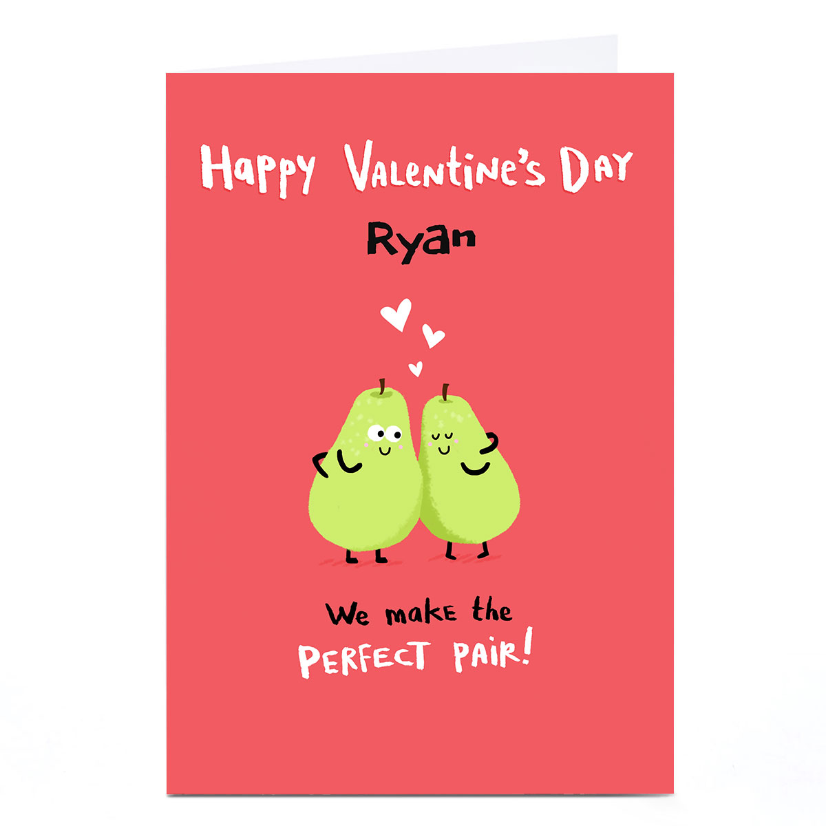 Personalised Hew Ma Valentine's Day Card - Perfect Pair!