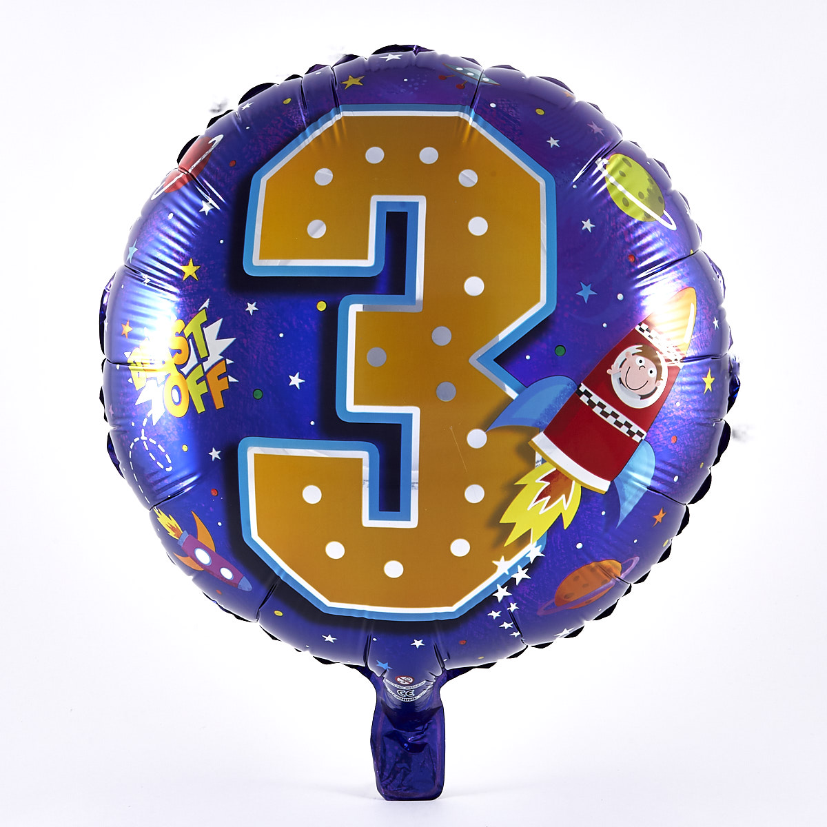 Buy 3rd Birthday Space Scene Foil Helium Balloon for GBP 2.49 | Card ...