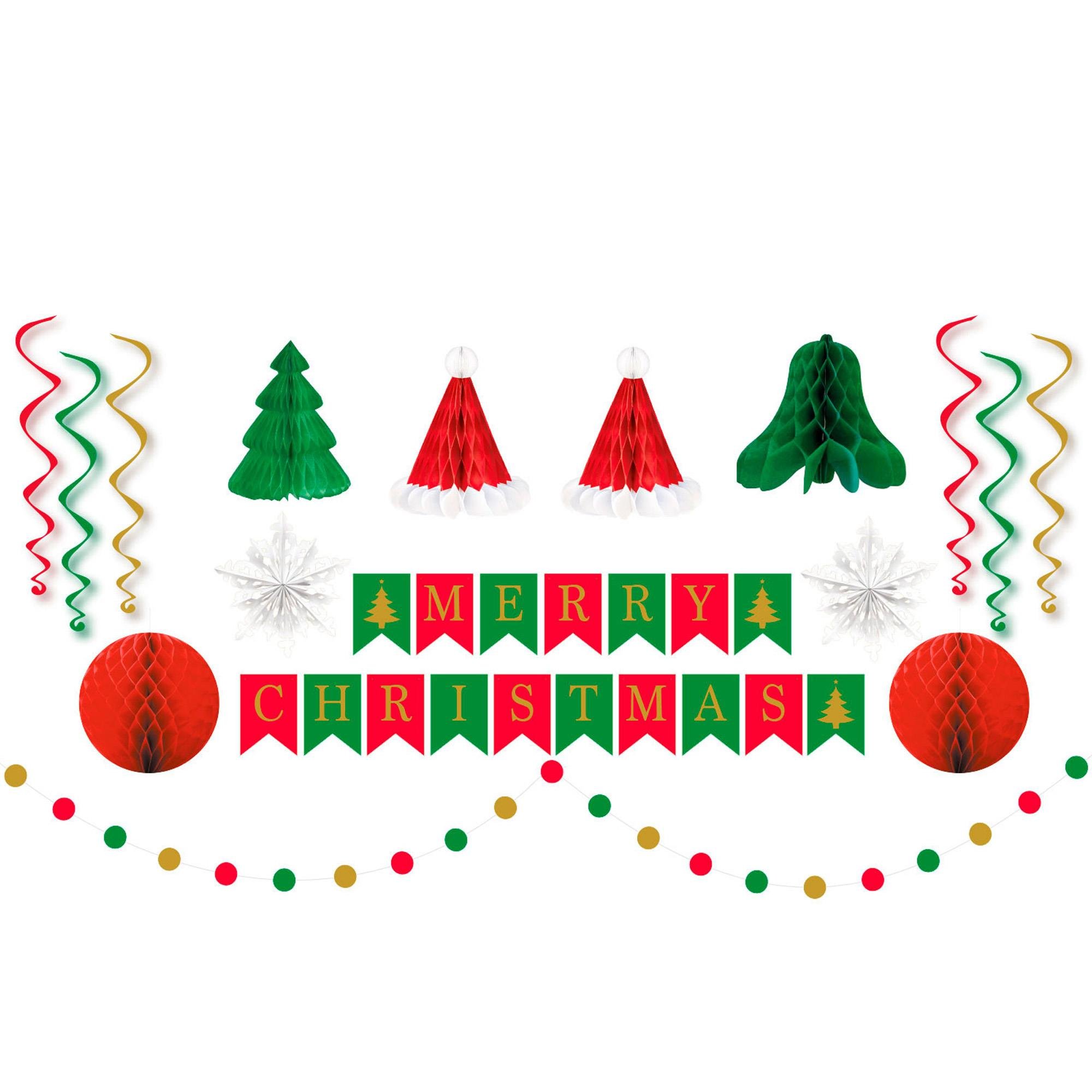 Christmas Paper Decorations Kit