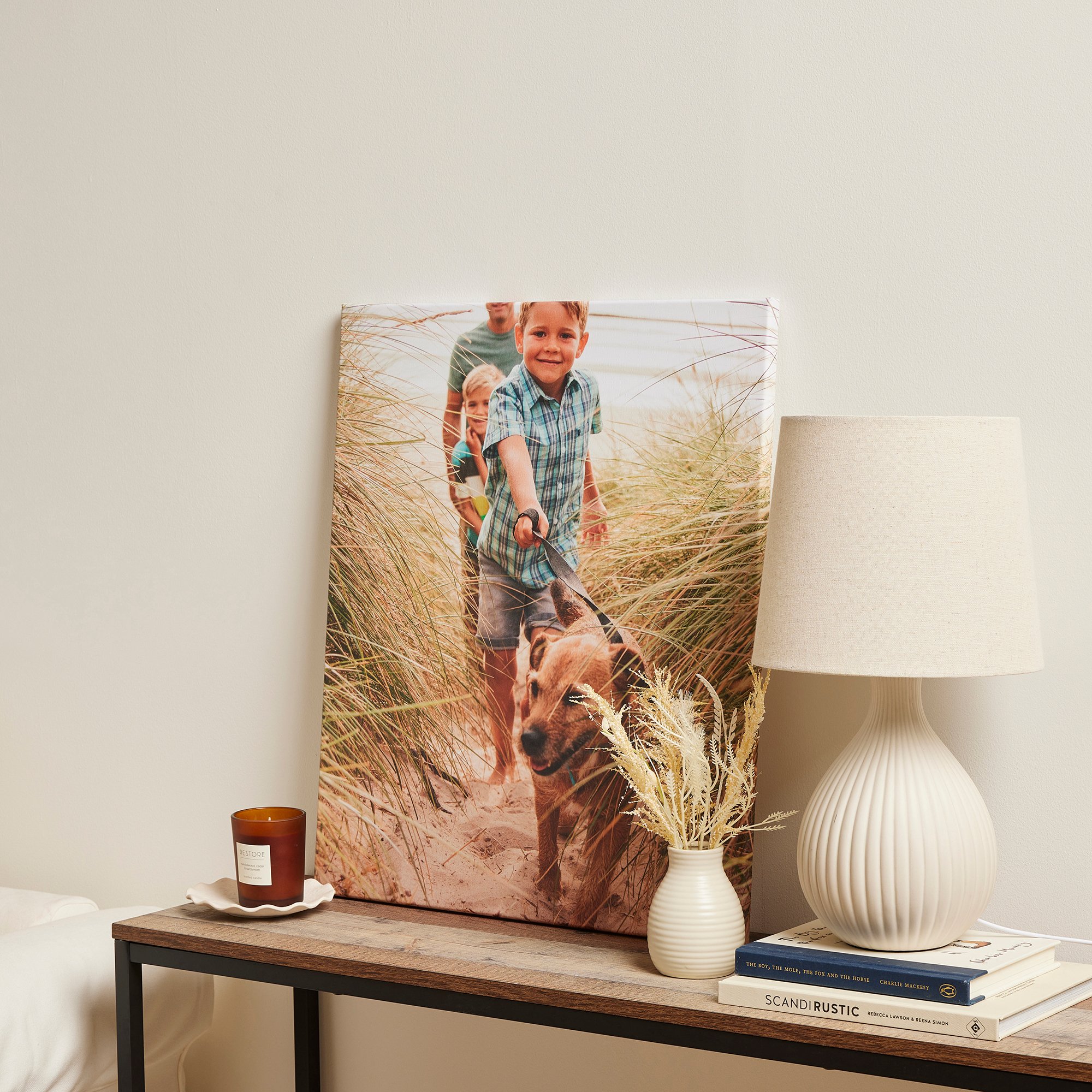 Personalised Portrait Photo Slim Canvas 40cm x 60cm