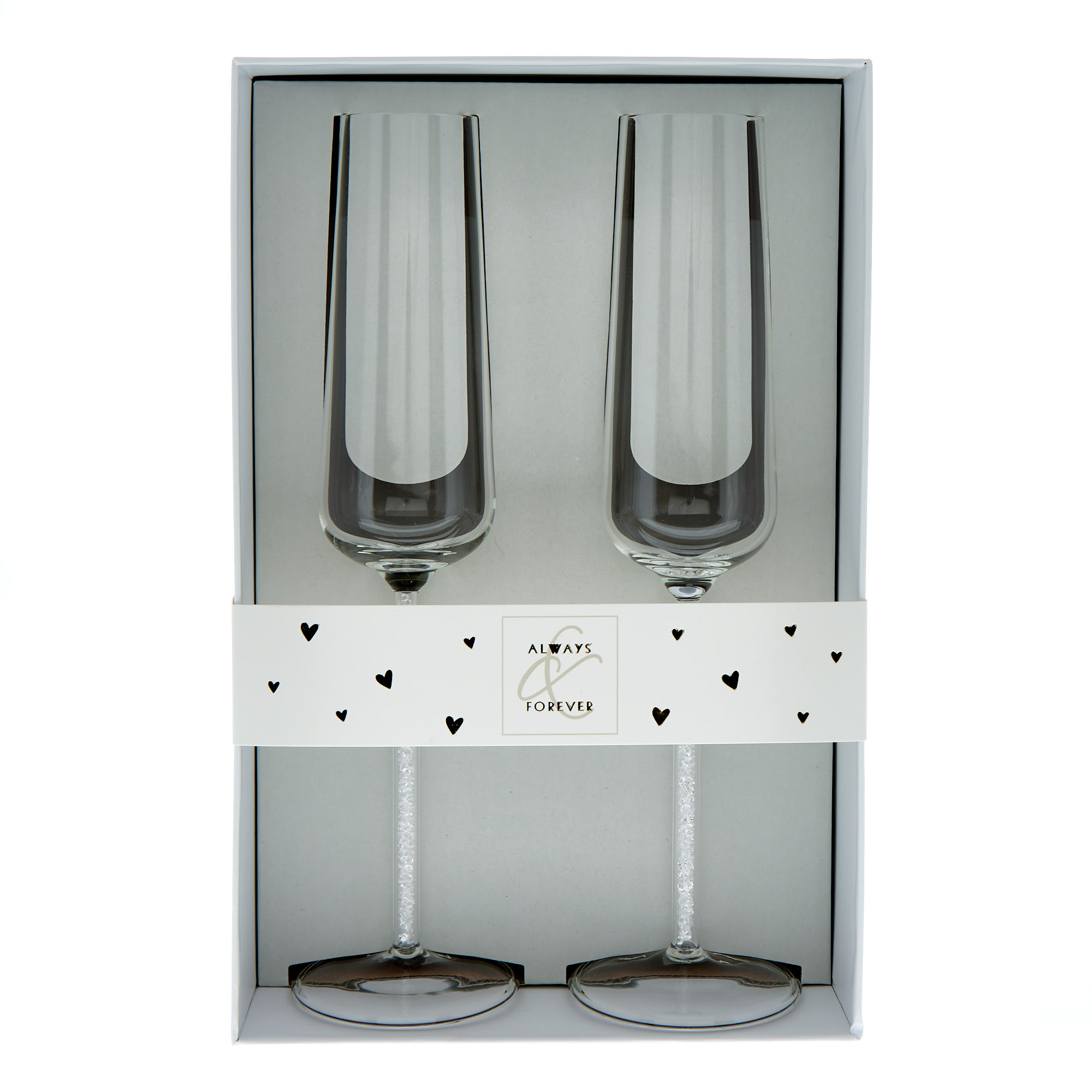 A Perfect Pair Twin Champagne Flutes Gift Set