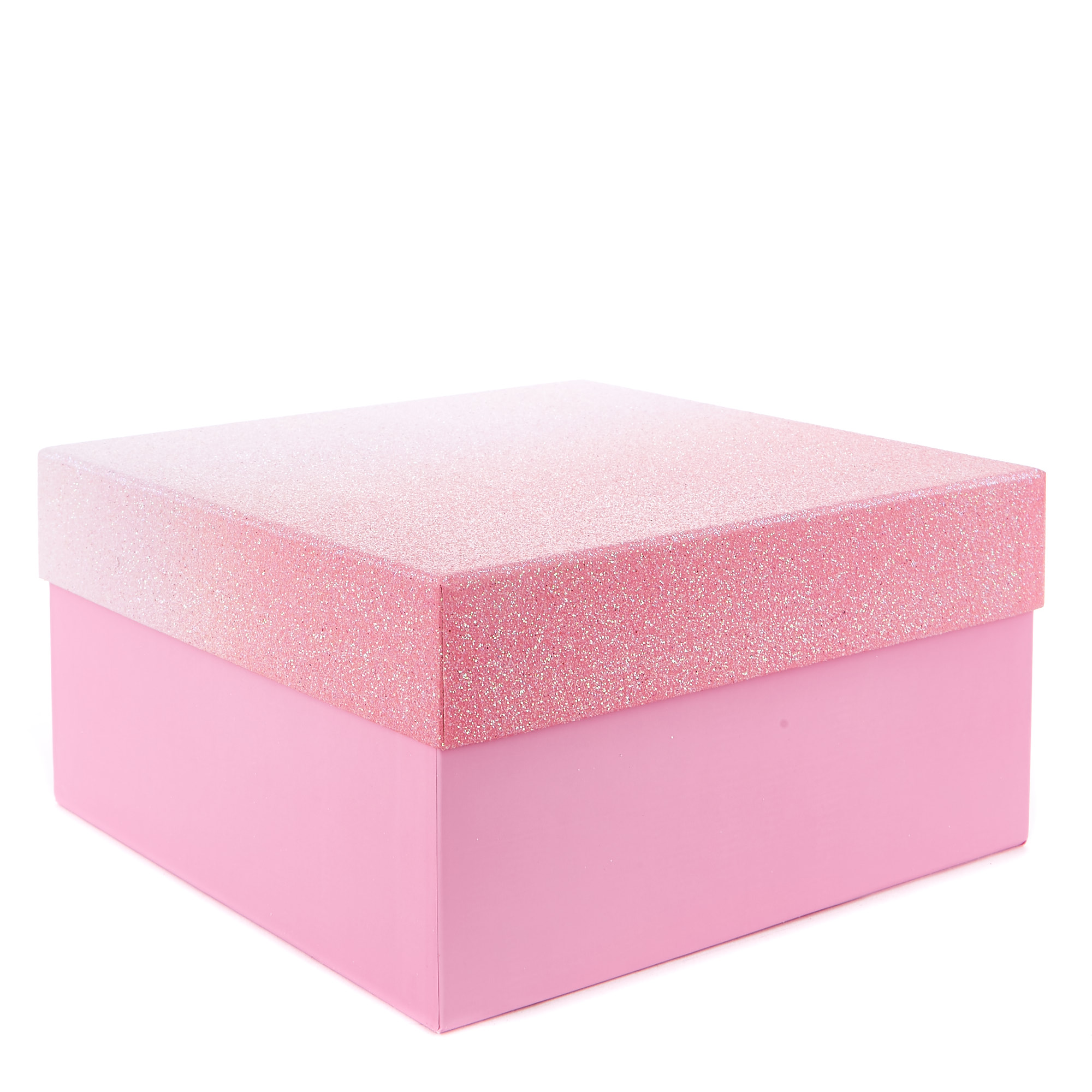 Pink Glitter Valentine's Day Gift Boxes - Set Of 2