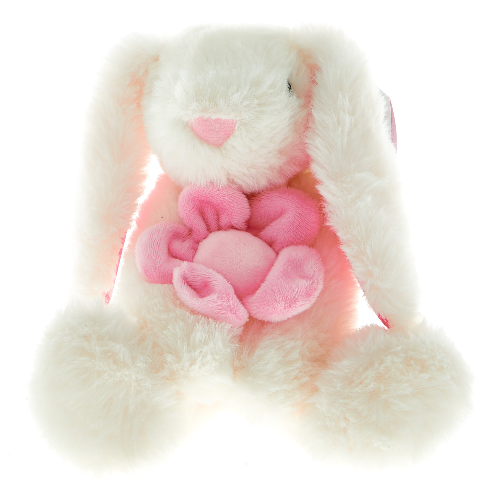 Bunny With Flower Soft Toy