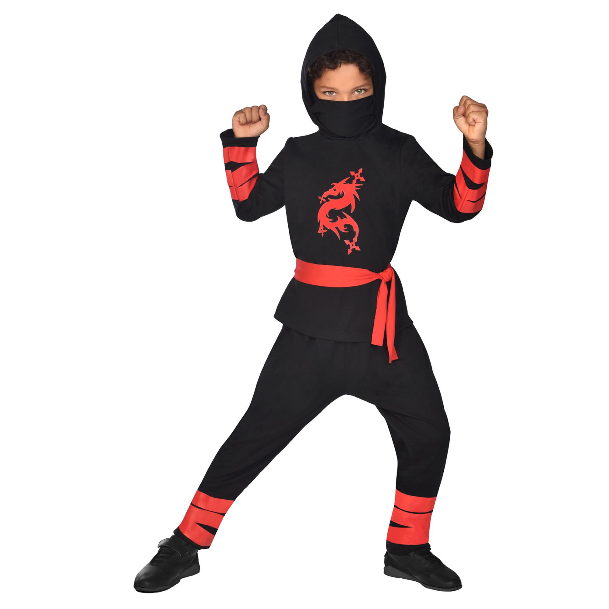 Child Red Ninja Master Costume