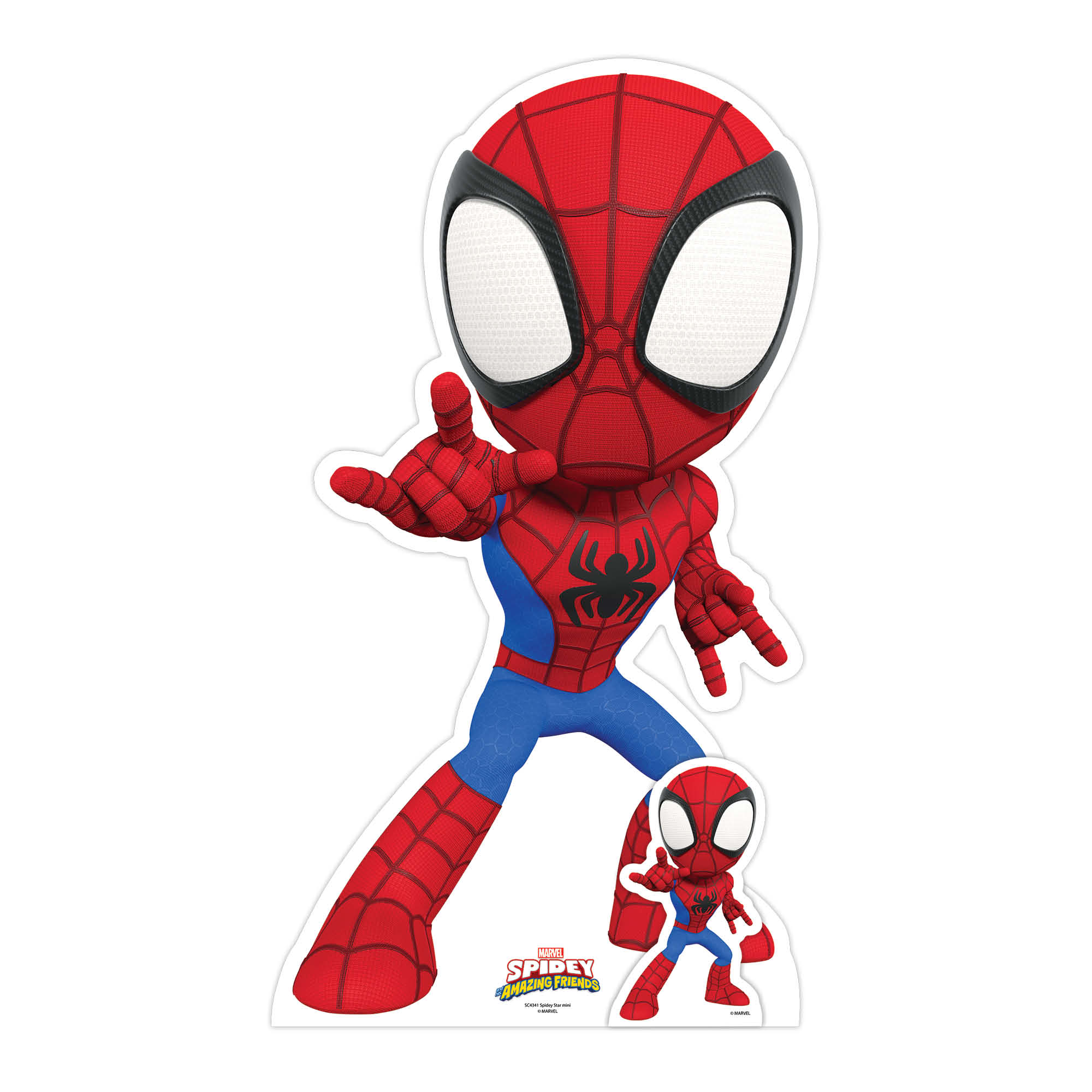 Small Spidey & Friends Cardboard Cutout