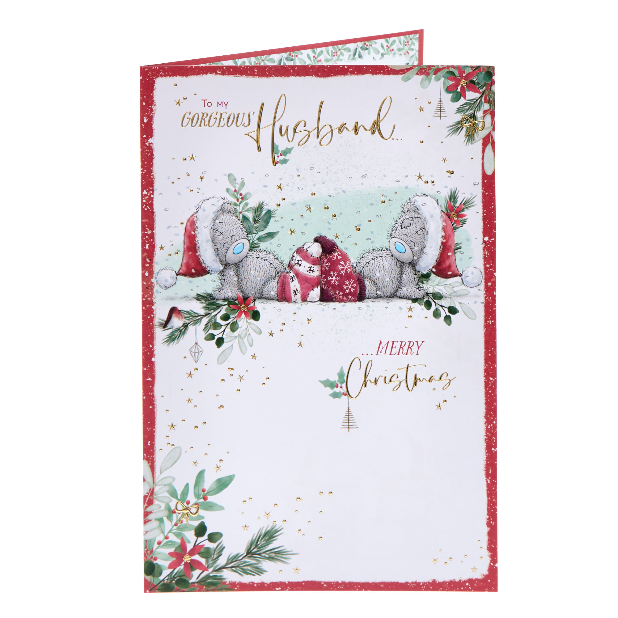 Me To You Tatty Teddy Gorgeous Husband Christmas Card