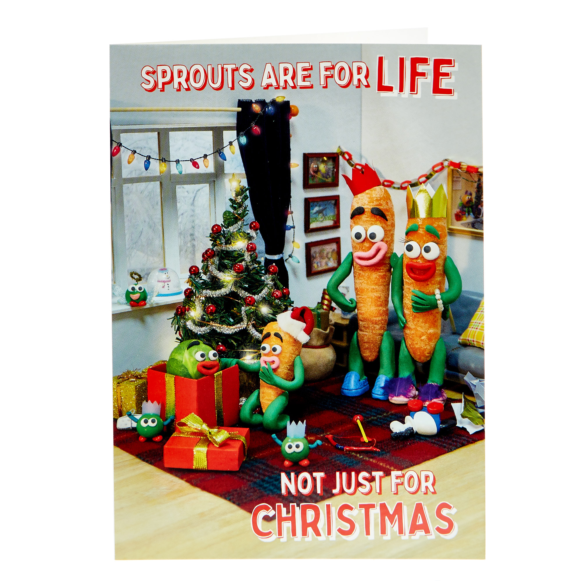 Violent Veg Christmas Card - Sprouts are for Life