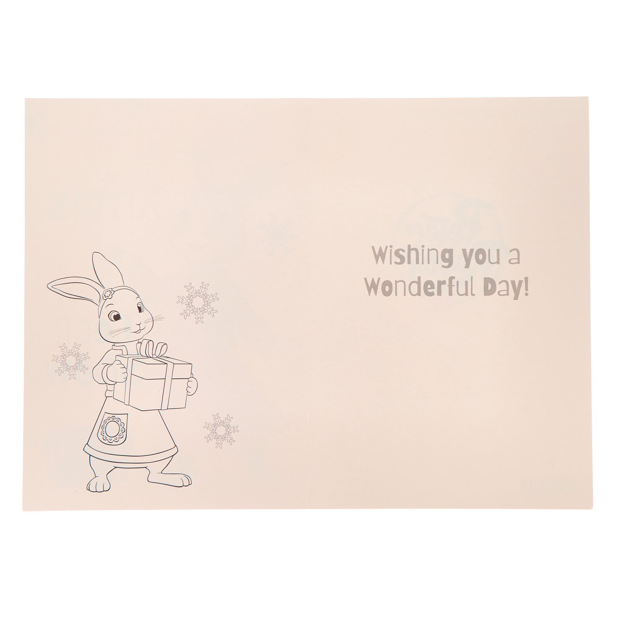 Special Girl Peter Rabbit Lily Bobtail Christmas Card