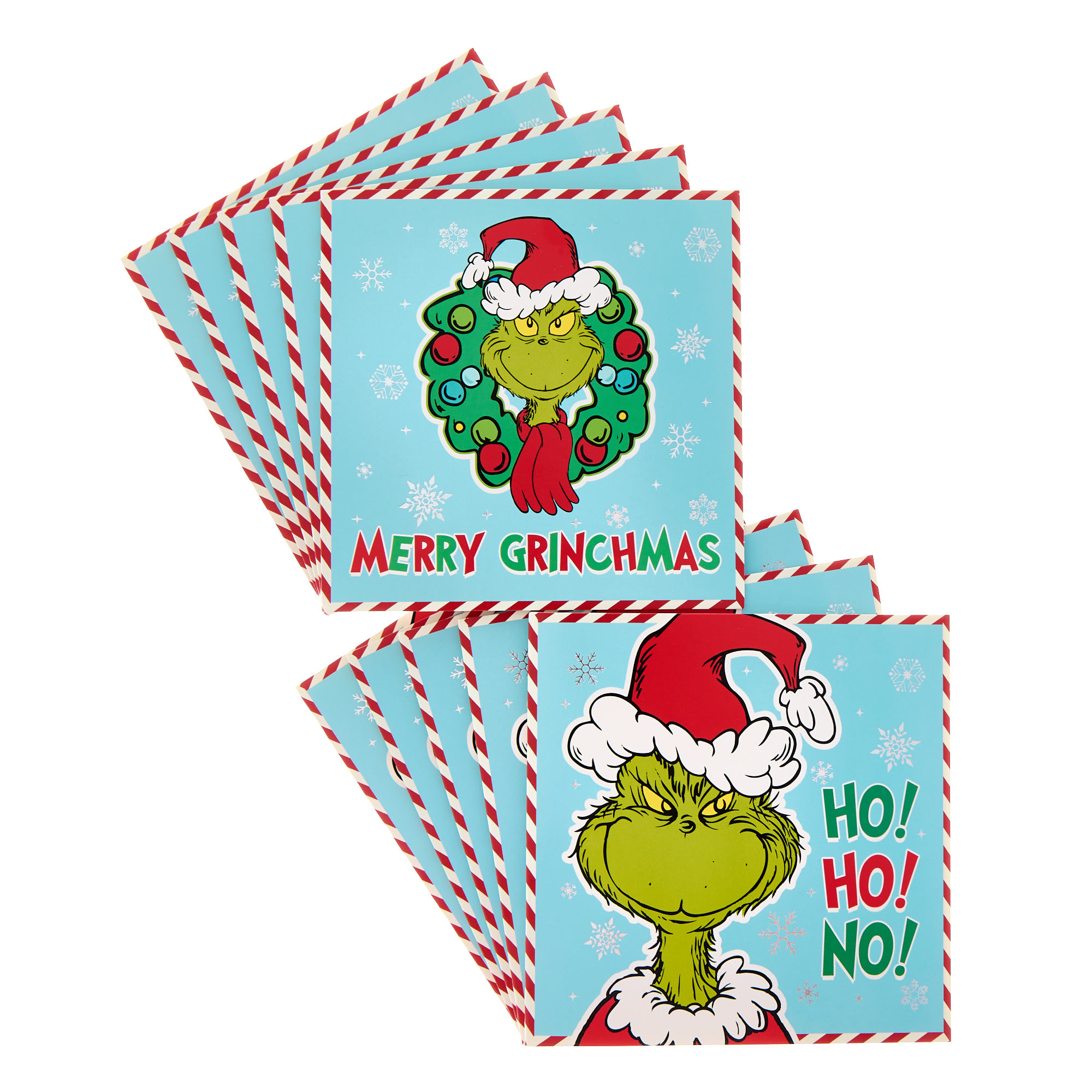 The Grinch Christmas Cards - Pack of 12 (2 Designs)