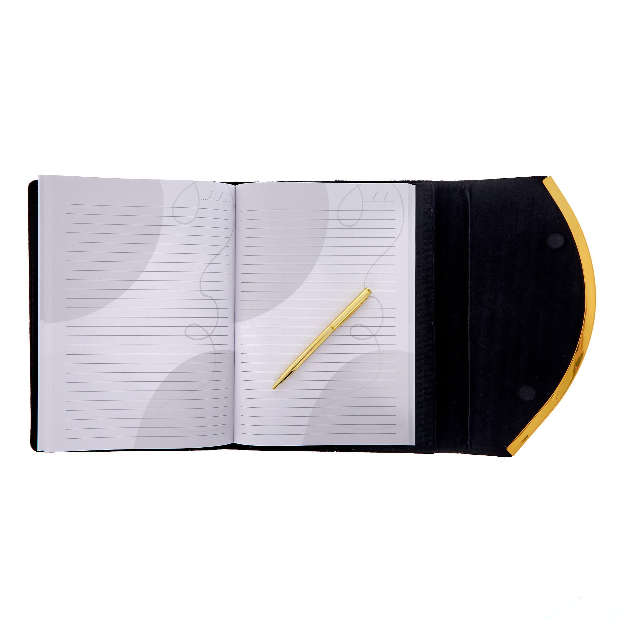 Luxury Velvet Cover Book & Pen