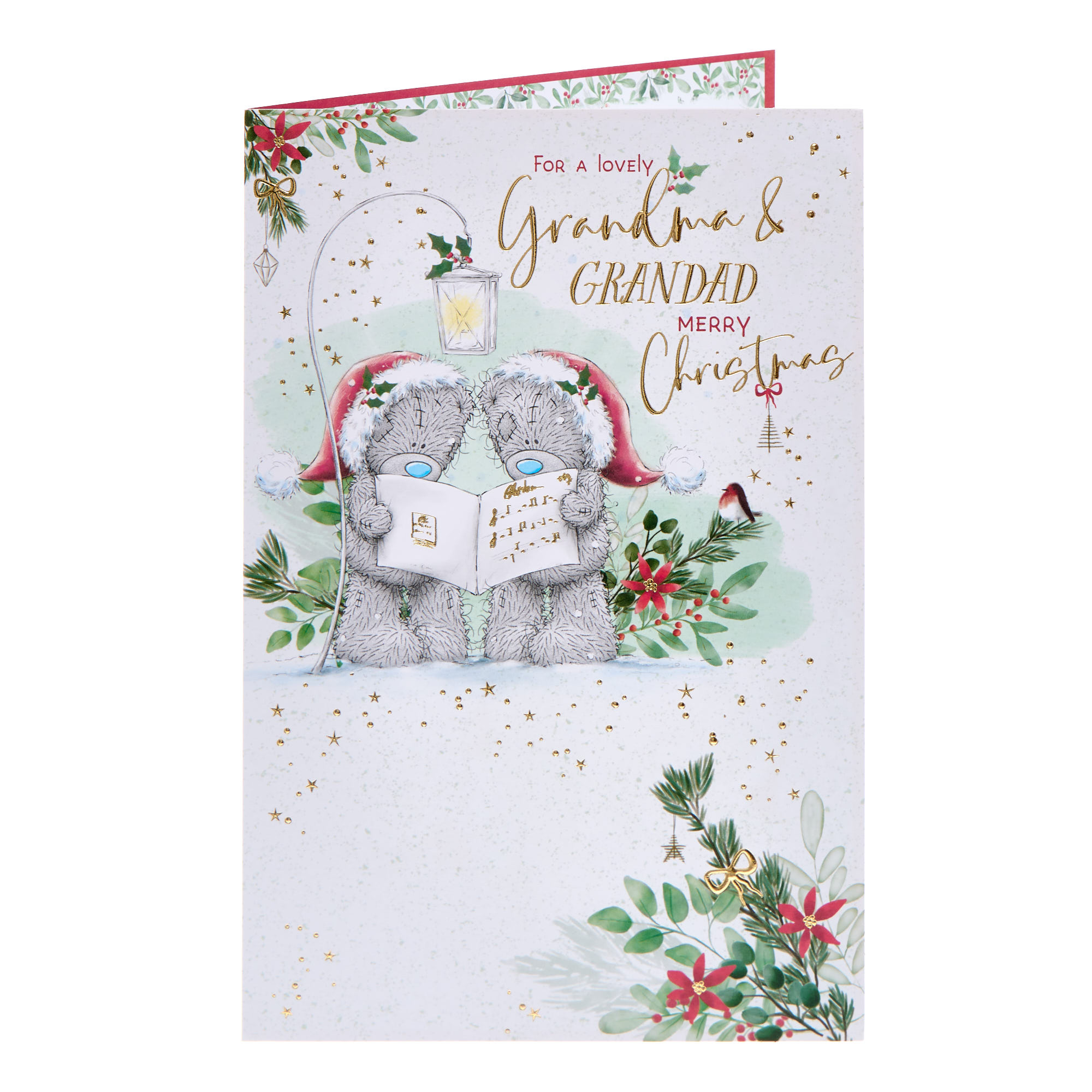 Me To You Tatty Teddy Grandma & Grandad Christmas Card