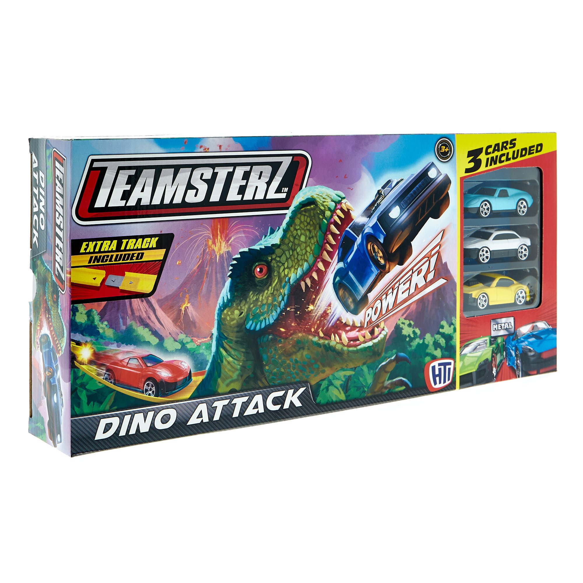 Teamsterz Dino Attack Track & Cars Toy Set