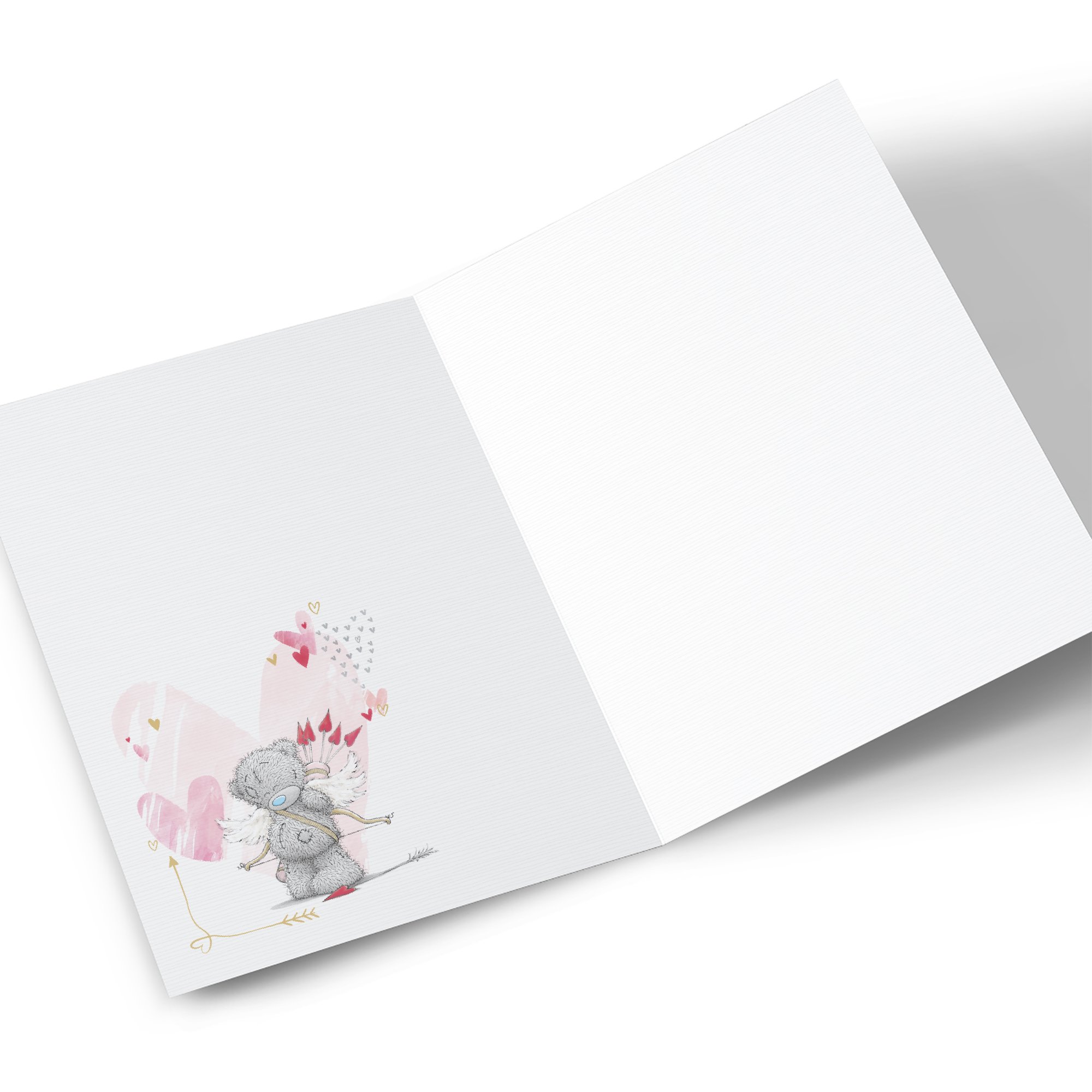 Photo Tatty Teddy Valentine's Day Card - Cupid Bear