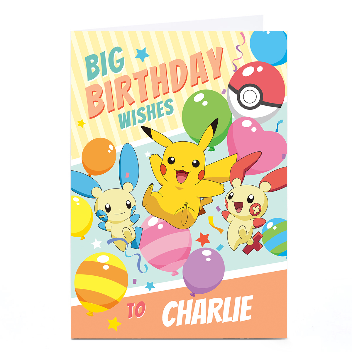 Personalised PokÃƒÆ’Ã‚Â©mon Birthday Card - Big Wishes