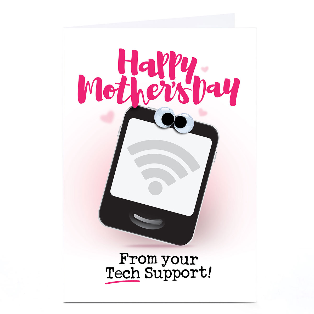 Personalised PG Quips Mother's Day Card - From Your Tech Support