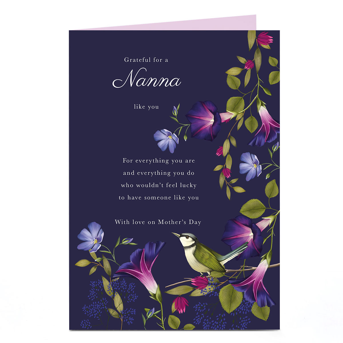 Personalised Mother's Day Card - Grateful For a Nanna Like You