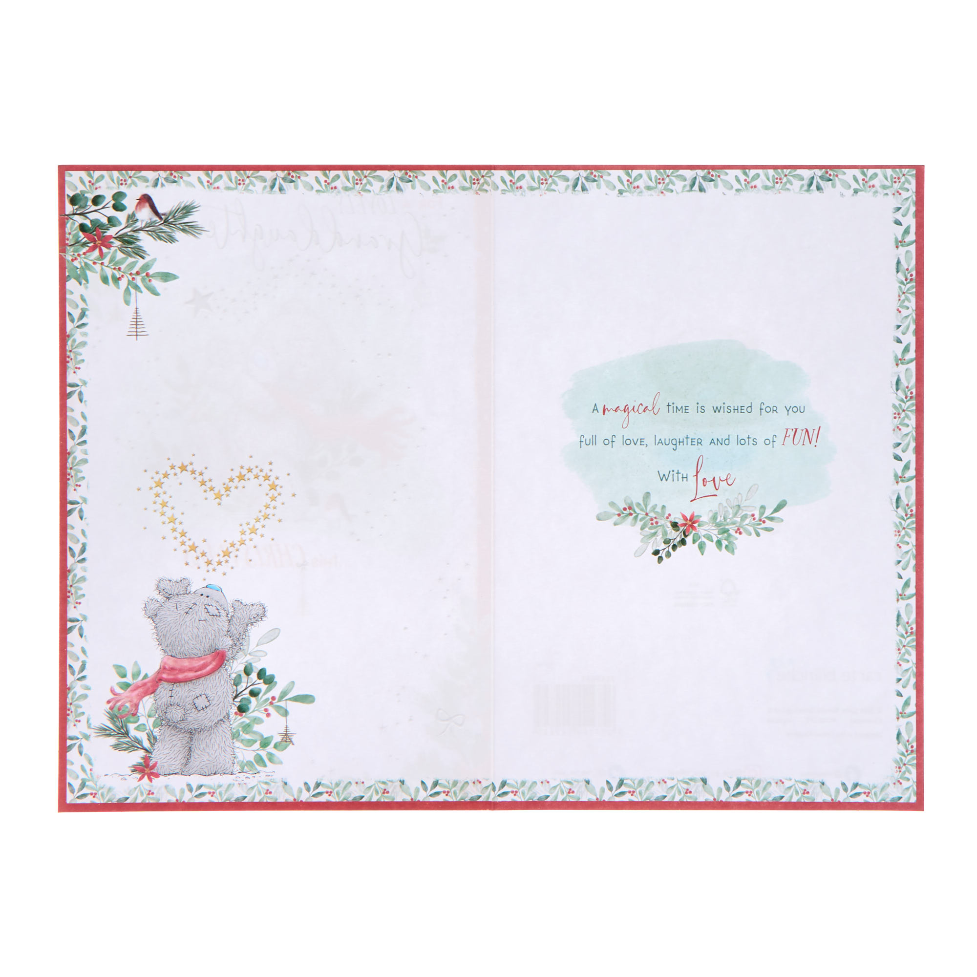 Me To You Tatty Teddy Lovely Granddaughter Christmas Card