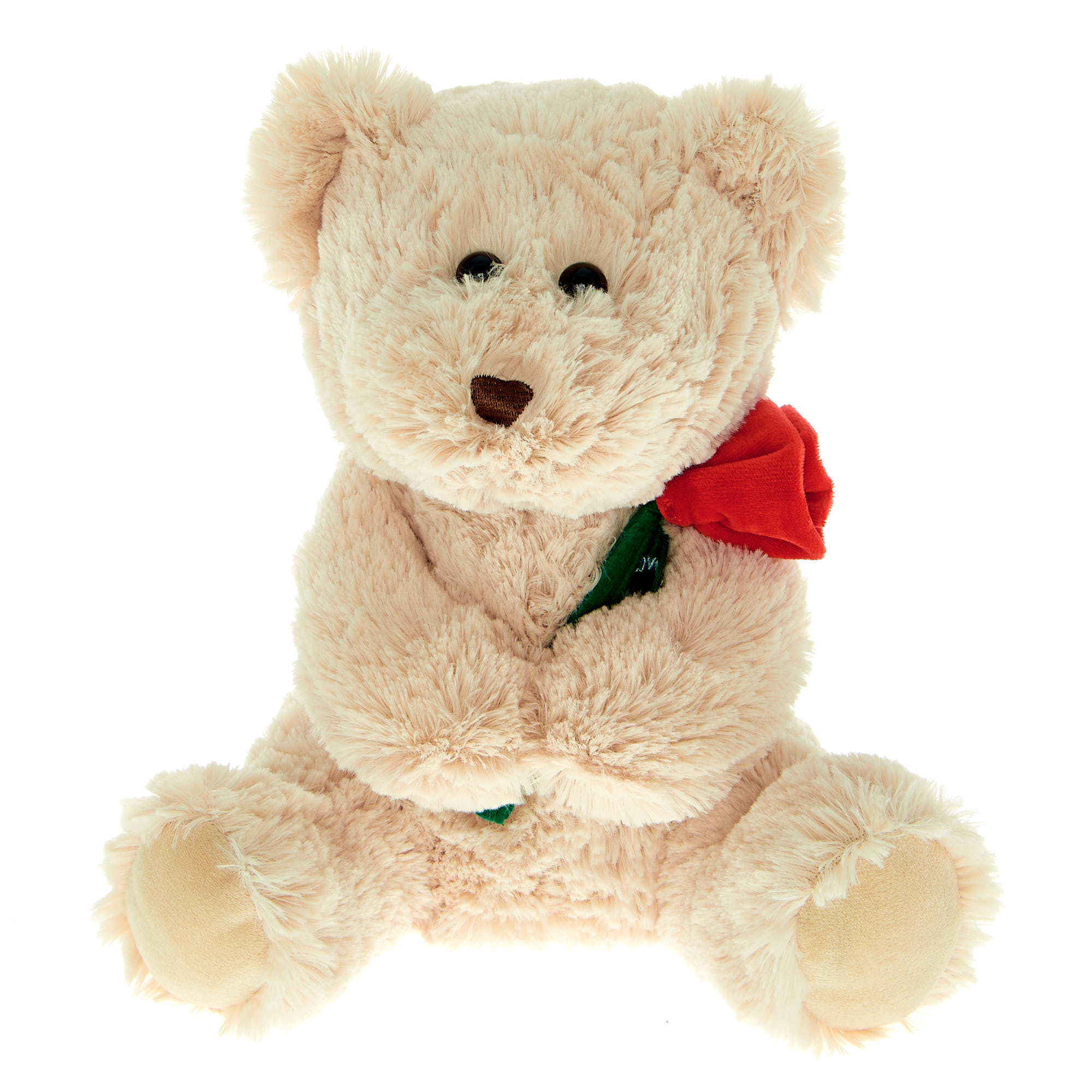 Large Bear with Rose Soft Toy