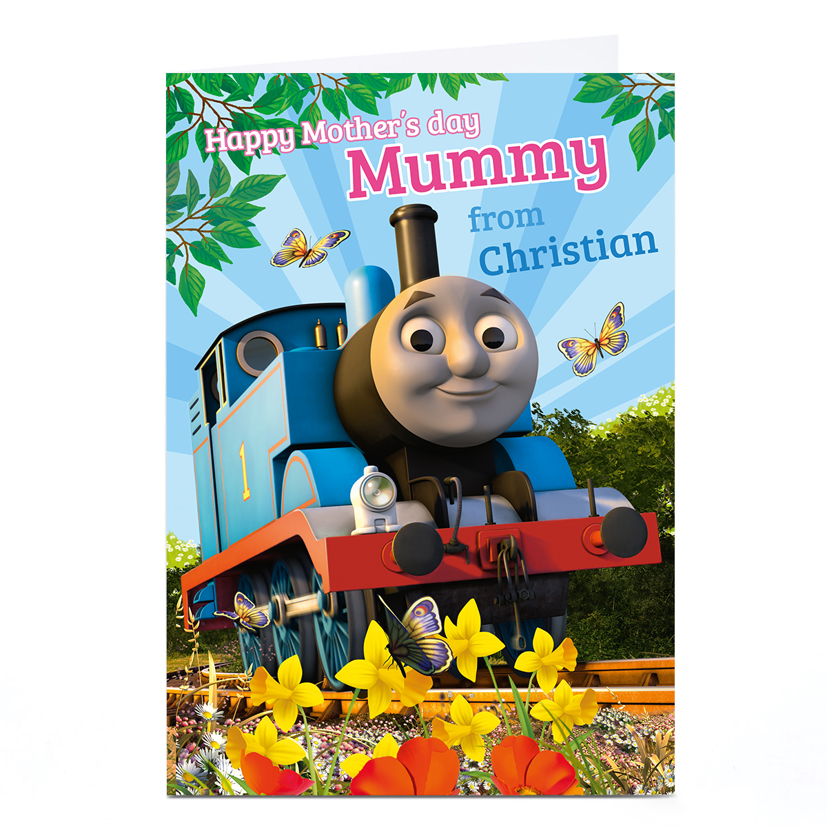 Personalised Thomas & Friends Mother's Day Card - Mummy