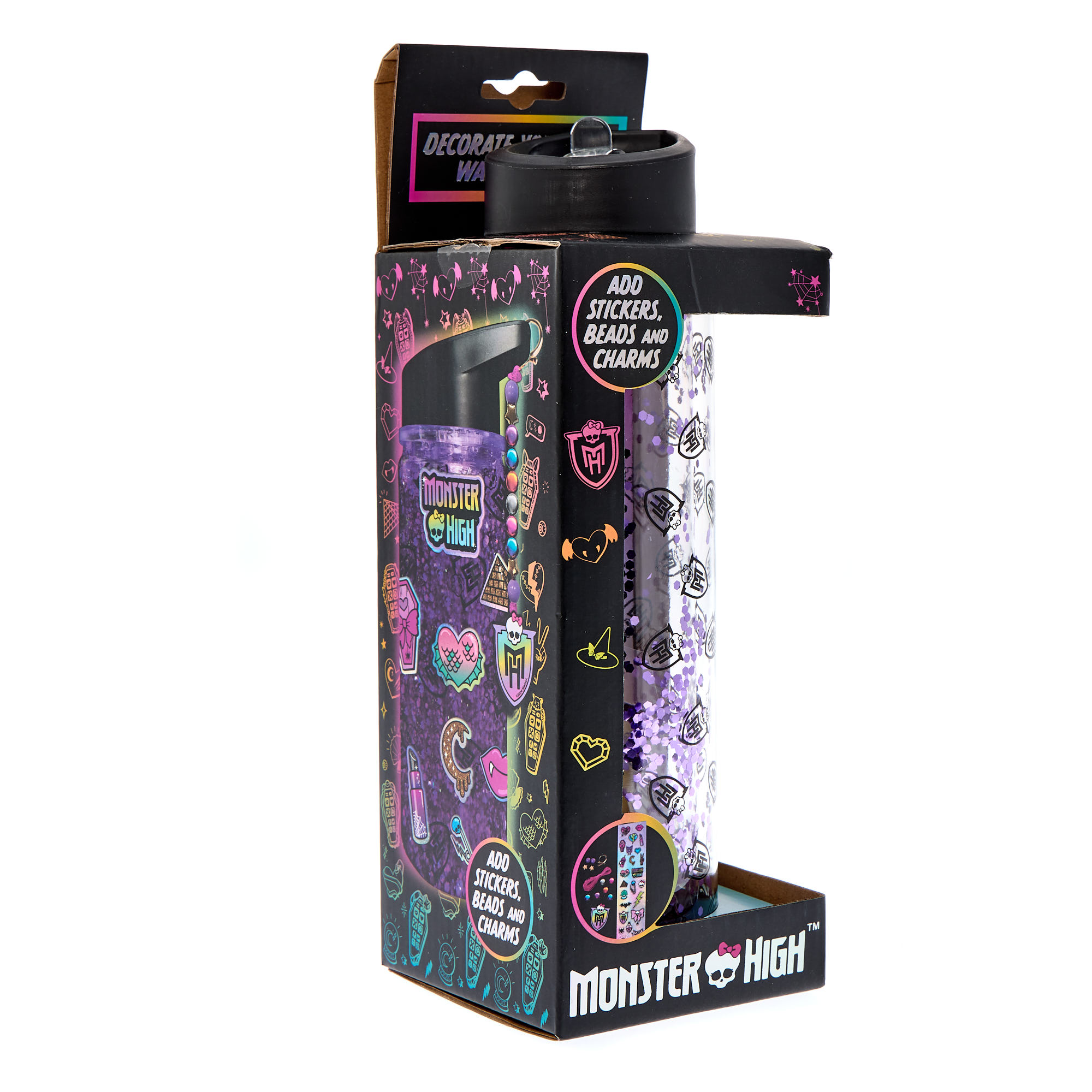 Monster High Decorate Your Own Water Bottle Set