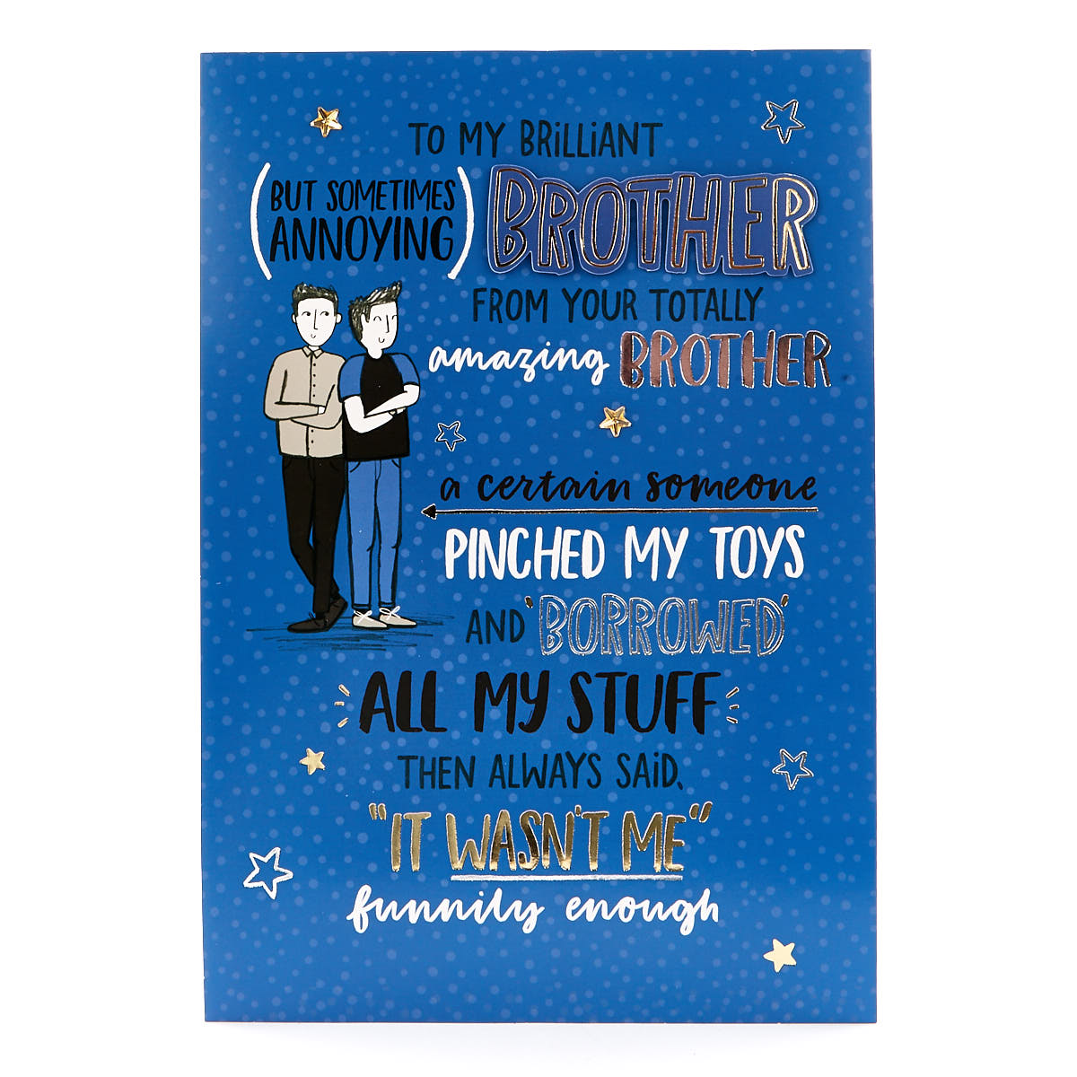 Signature Collection Birthday Card - Brother From Brother