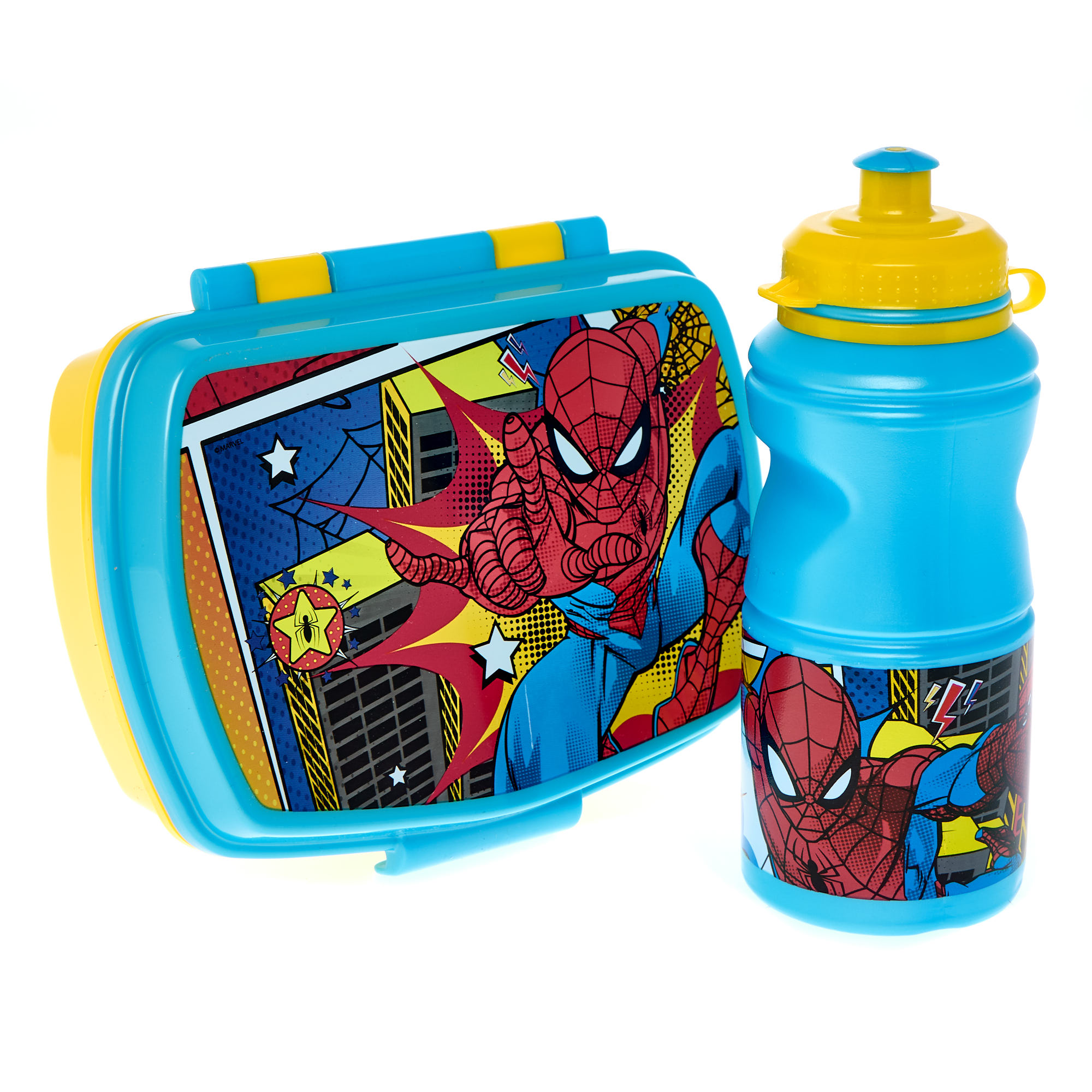 Spider-Man Lunch Box & Drinks Bottle Set