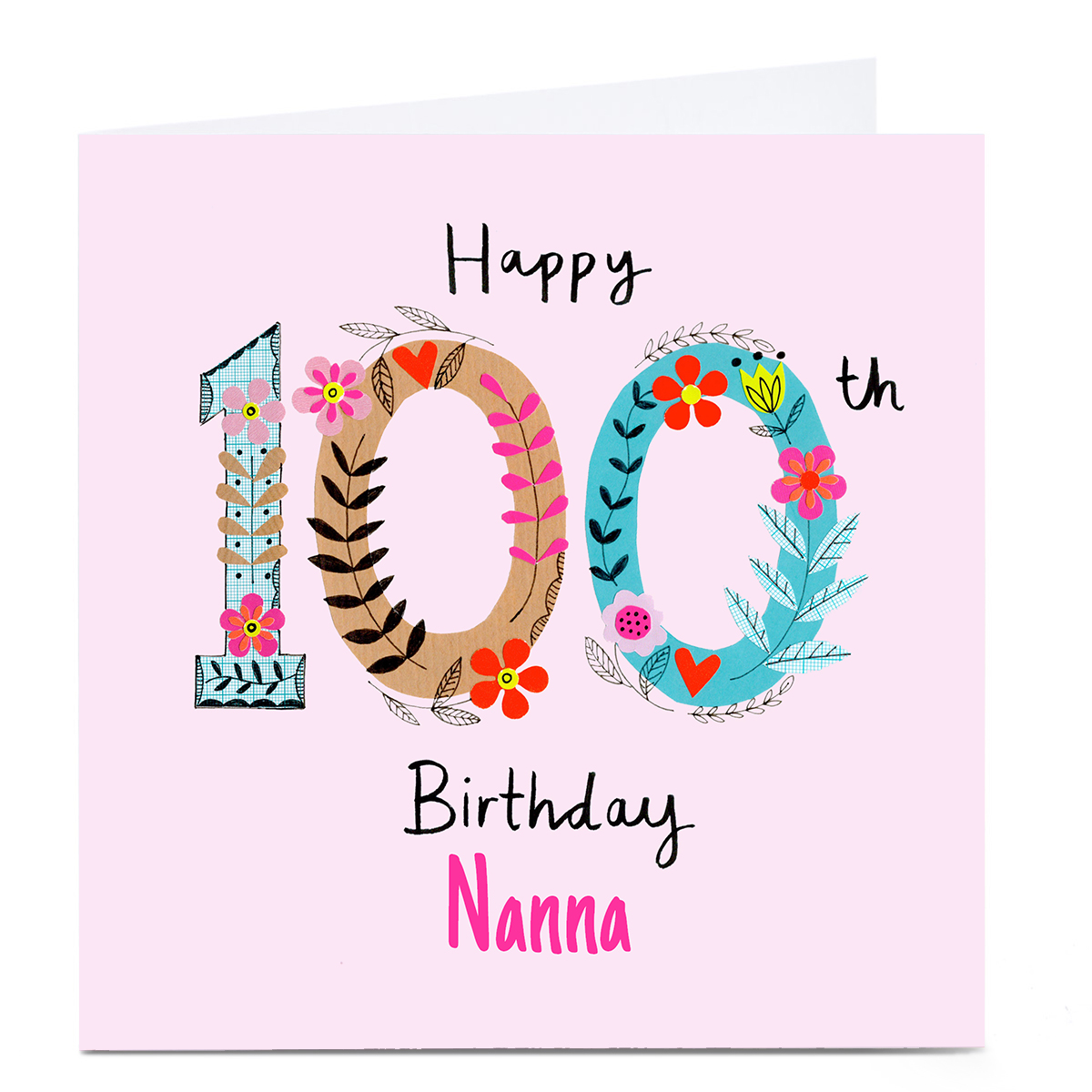 Buy Personalised Lindsay Loves To Draw 100th Birthday Card for GBP 3.29 ...