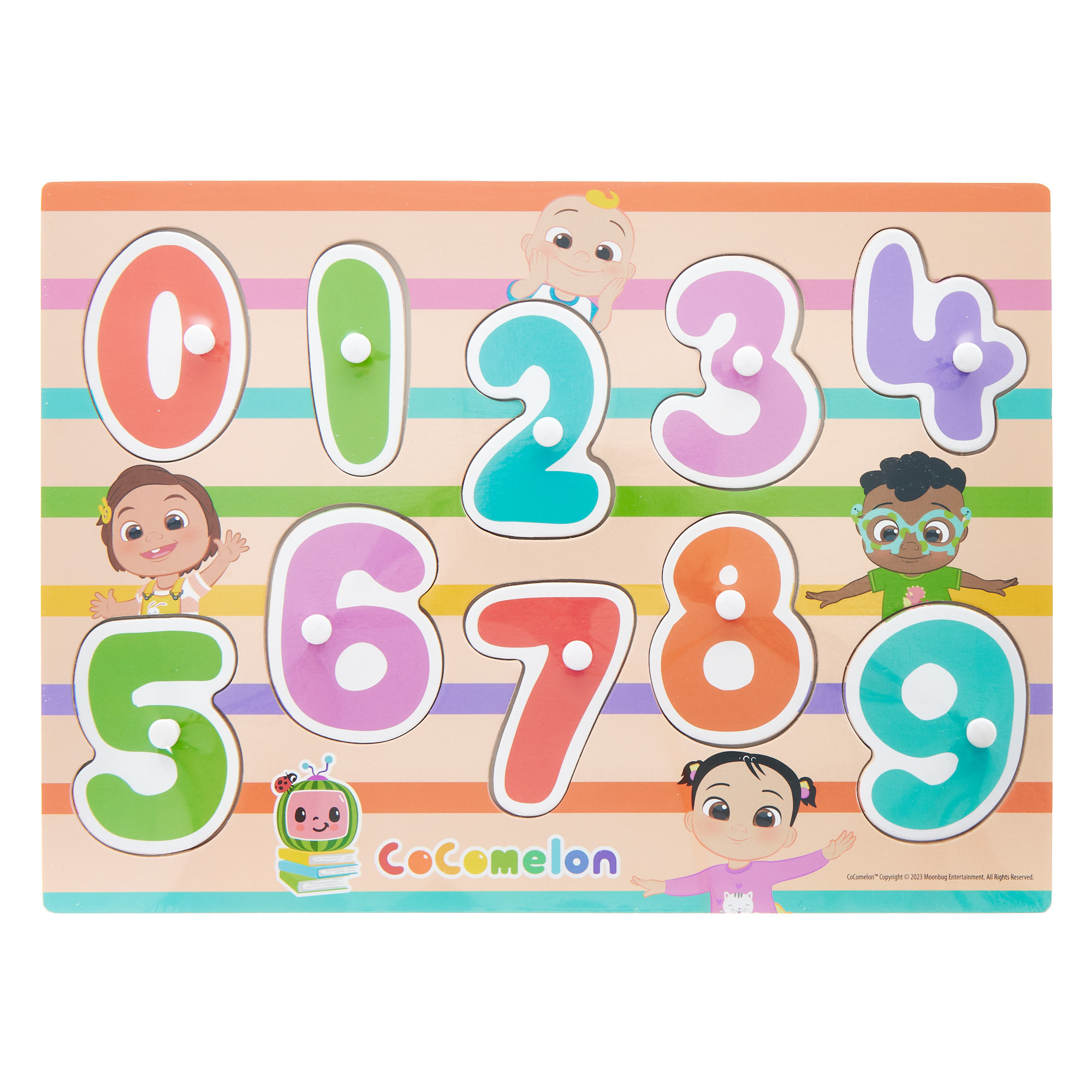 CoComelon Numbers Peg Board