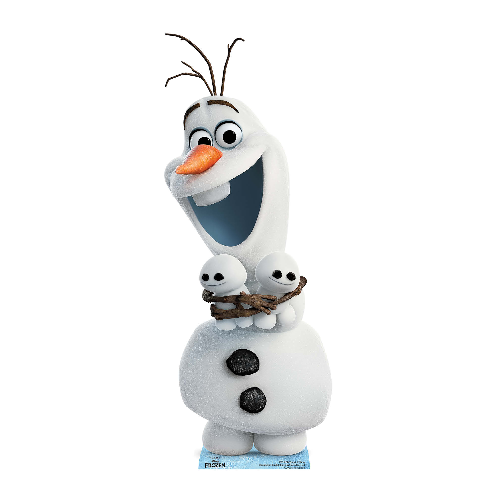 Small Frozen Olaf & Friends Cardboard Cutout