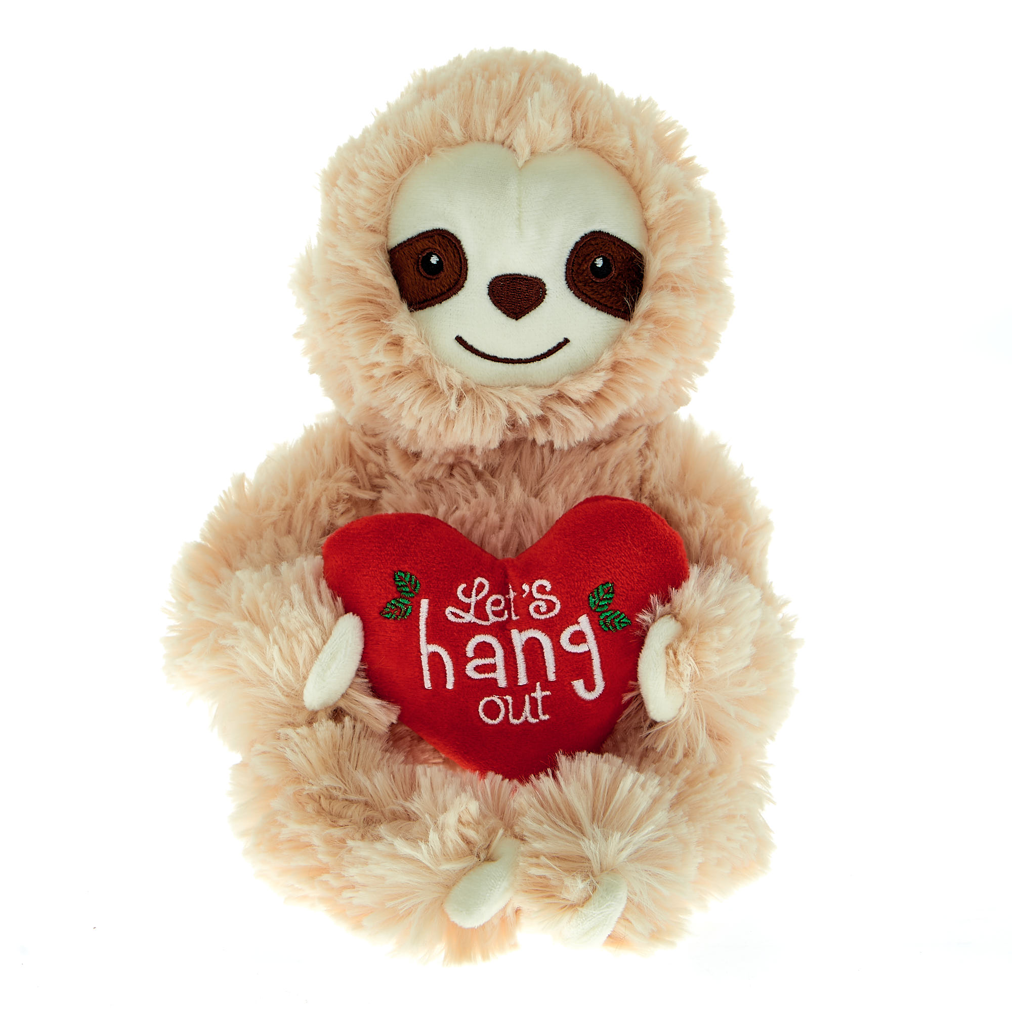 Let's Hang Out Sloth Soft Toy With Heart