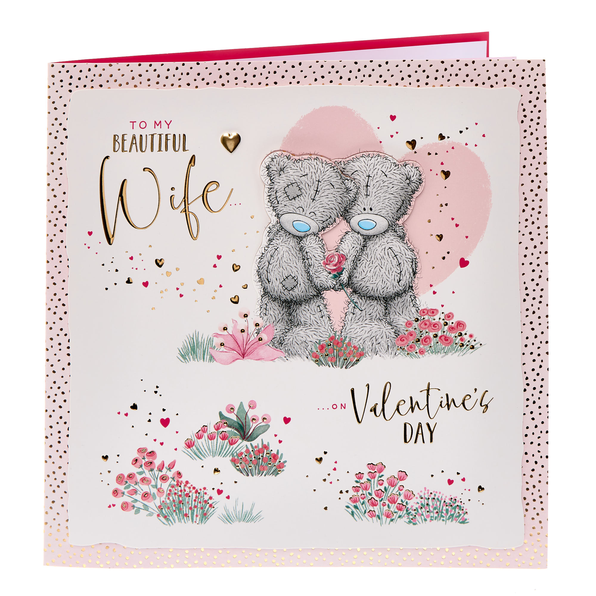 Me To You Tatty Teddy Beautiful Wife Boxed Valentine's Day Card