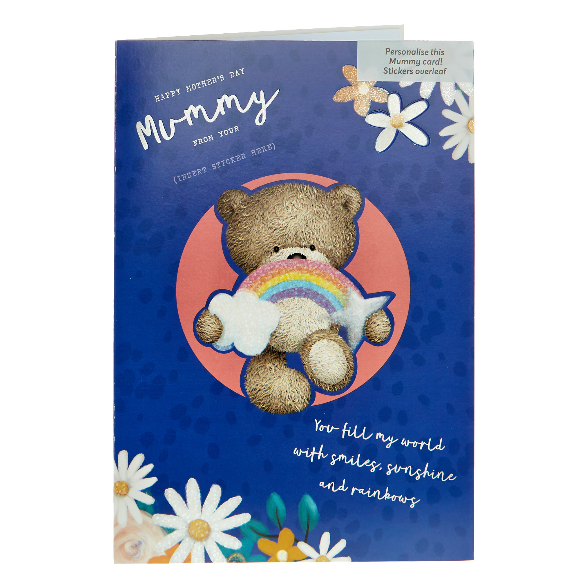 Mummy From Son Hugs With Stickers Mother's Day Card