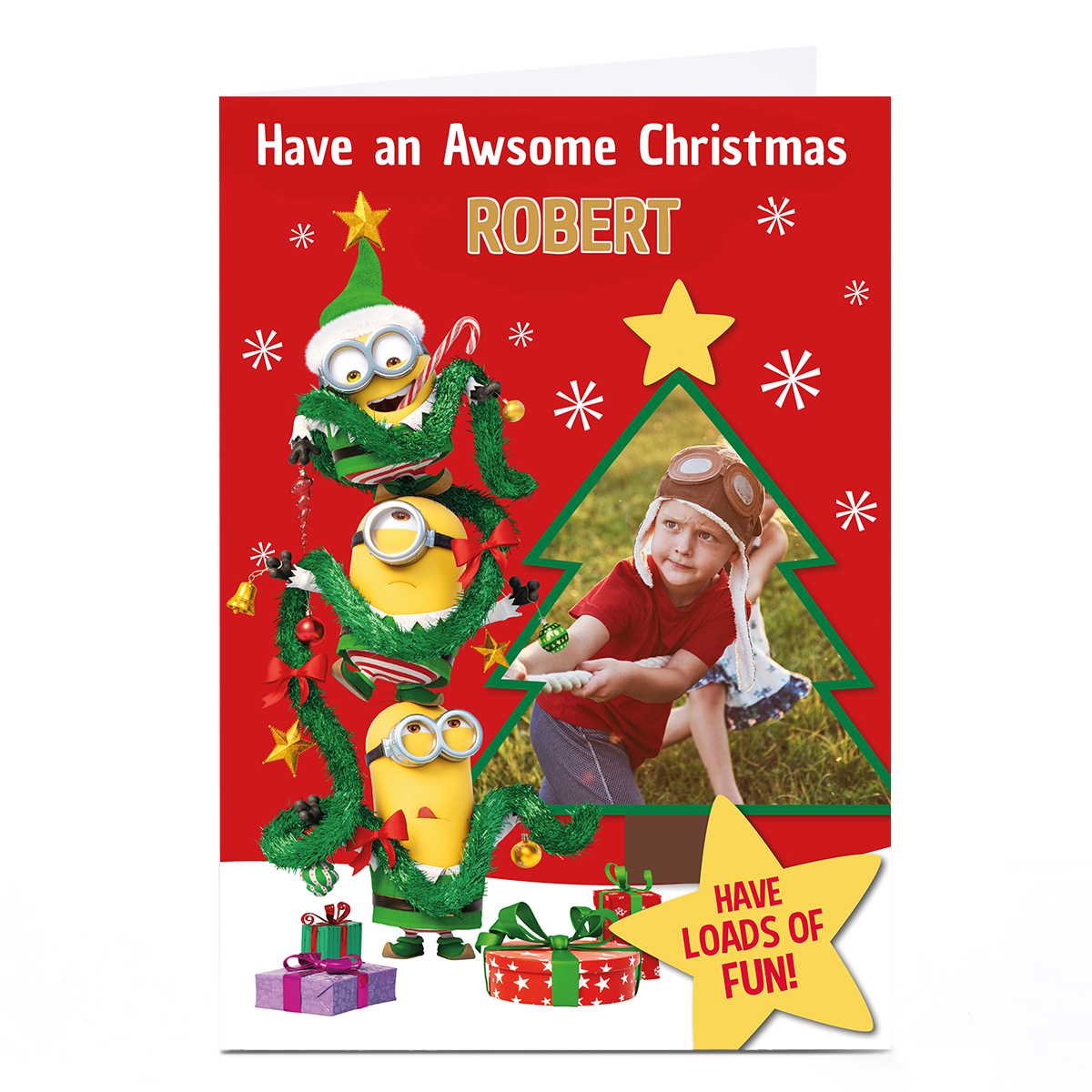 Photo Despicable Me Christmas Card - Awesome 