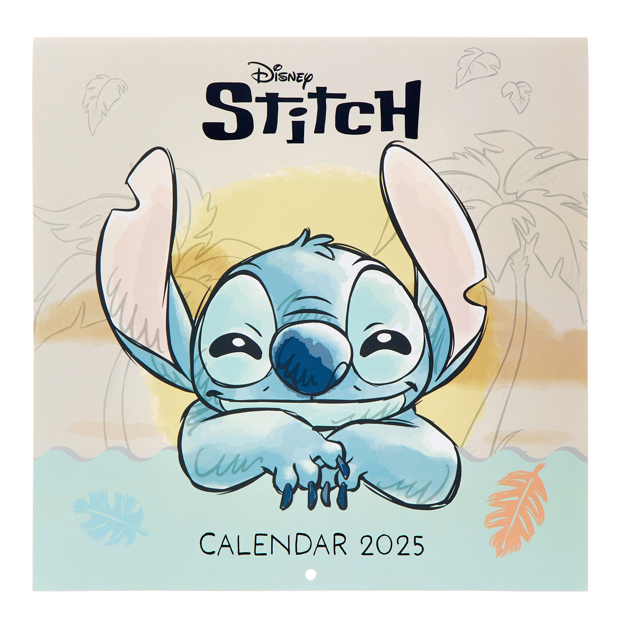 Disney Stitch 2025 Square Calendar