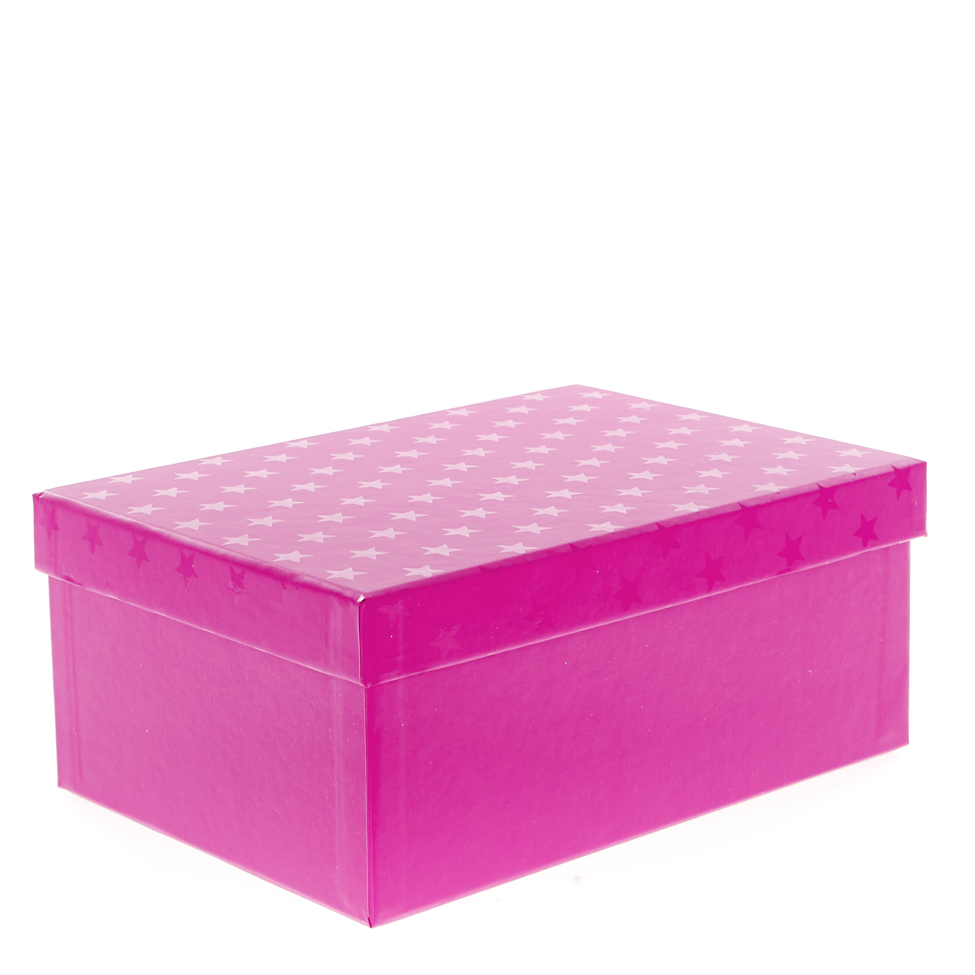 Bright Pink Starry Gift Boxes - Set of 3