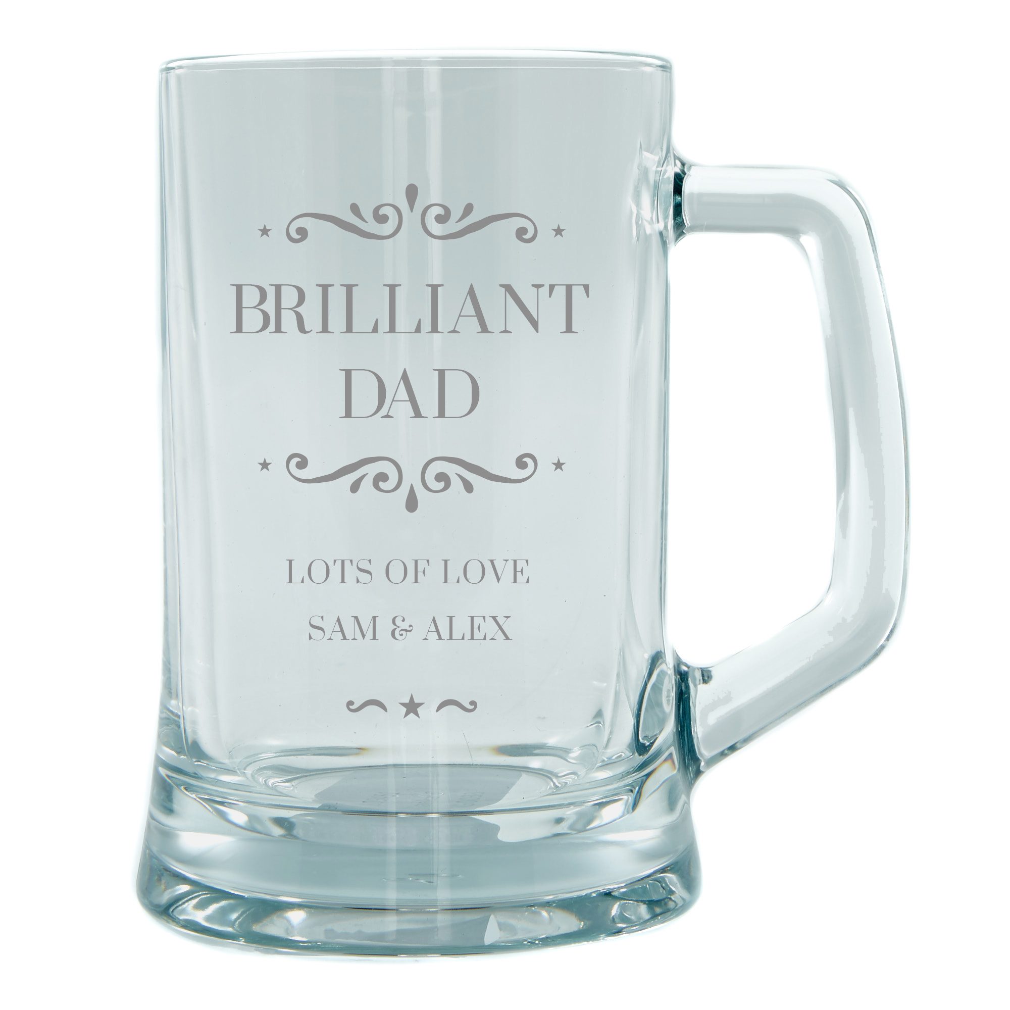 Personalised Engraved Tankard - Brilliant Dad