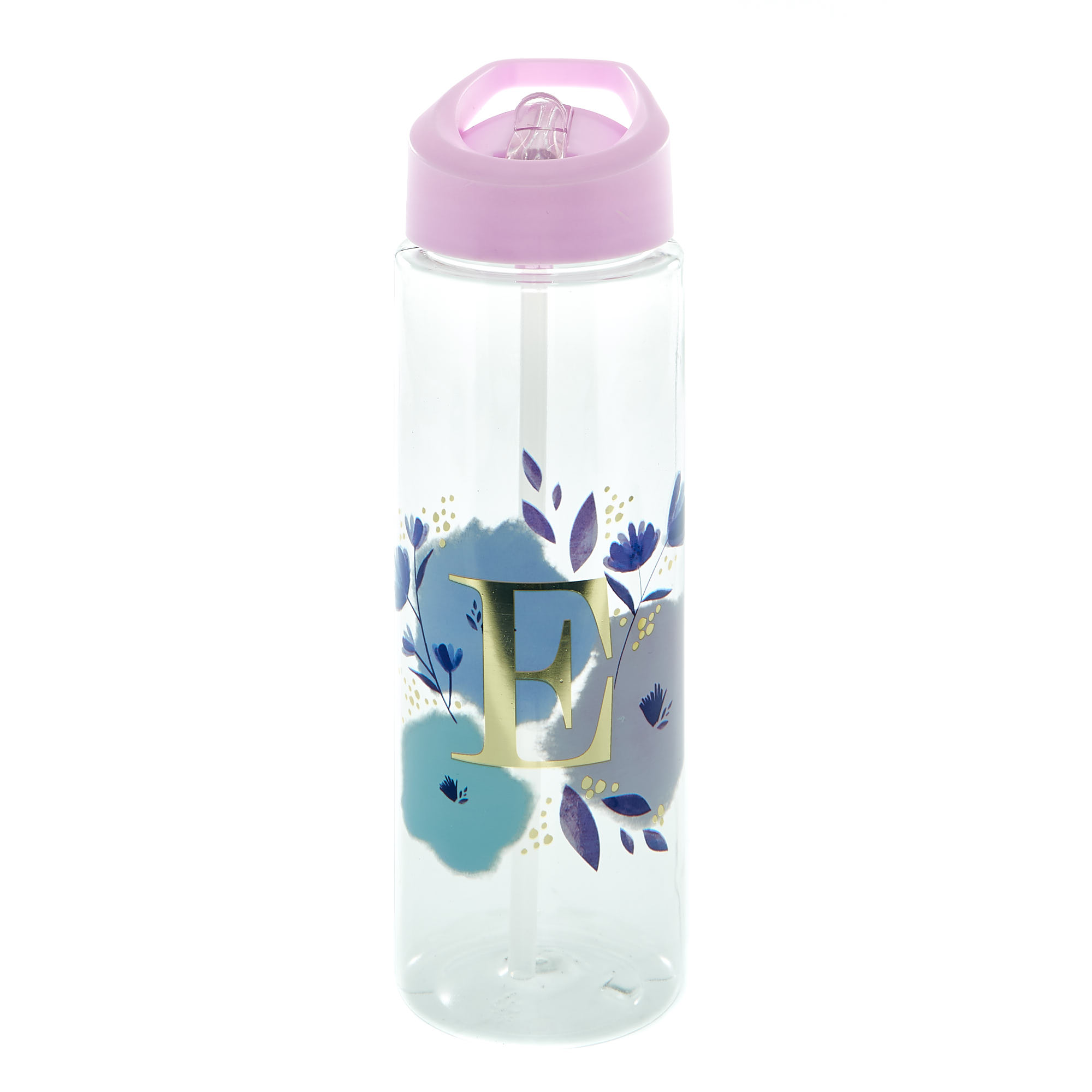 Reusable Plastic Water Bottle Letter E