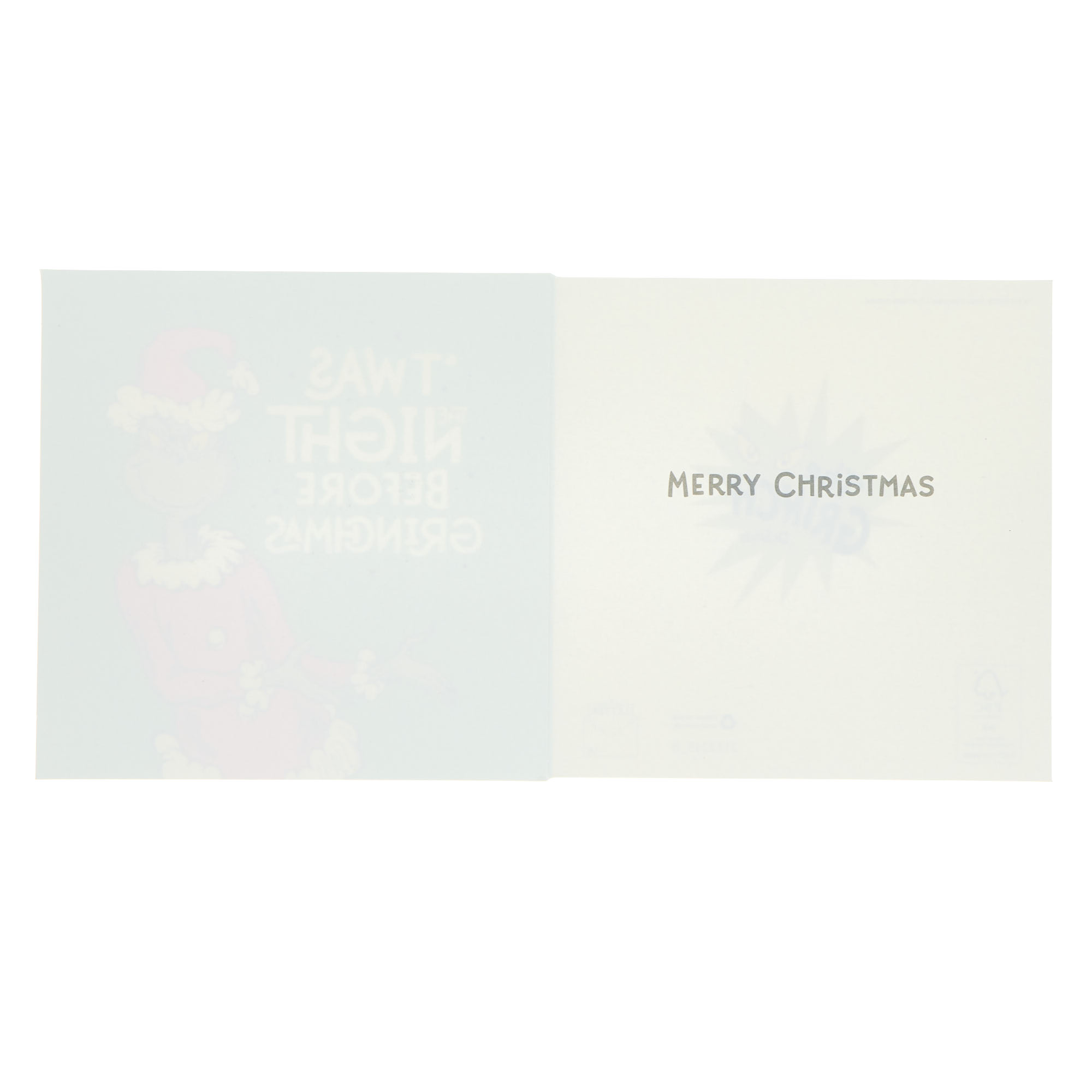 12 Christmas Cards - The Grinch (2 Designs)