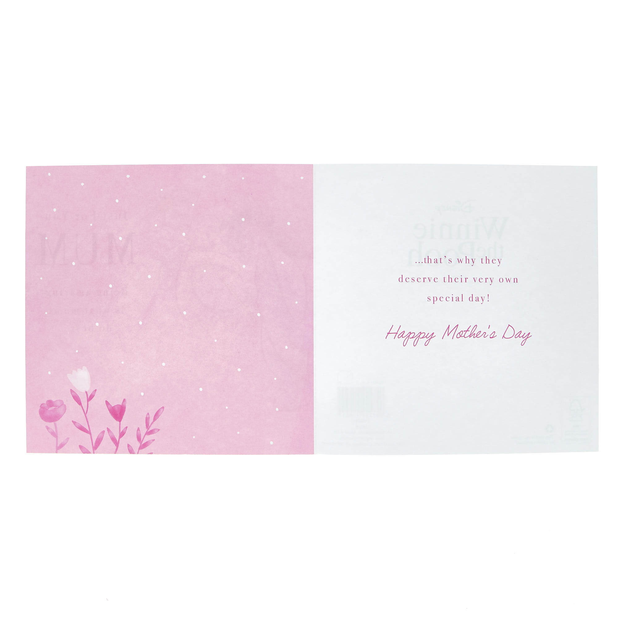 Mum Eeyore & Piglet Mother's Day Card