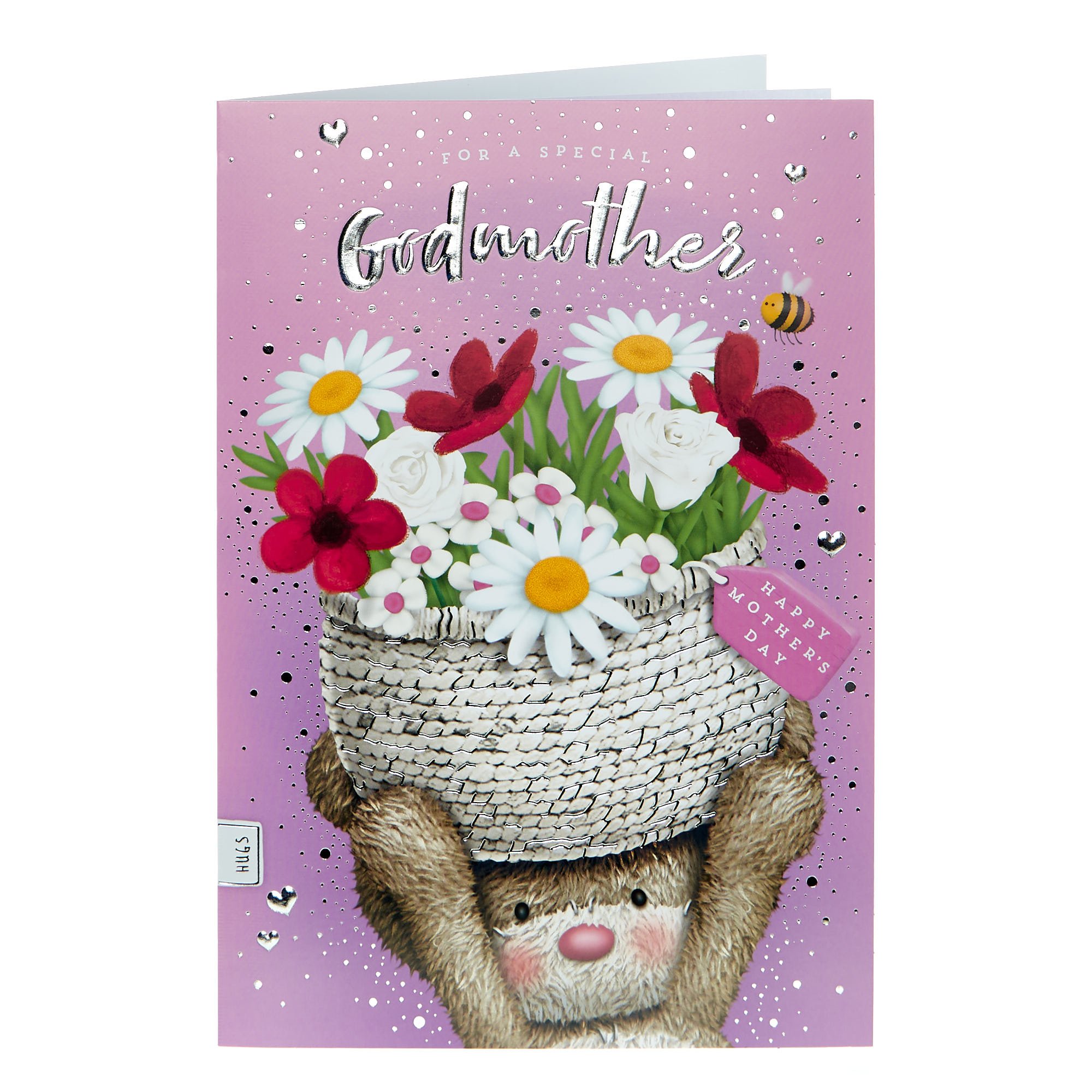 Buy Godmother Hugs And Flowers Mothers Day Card For Gbp 129 Card Factory Uk