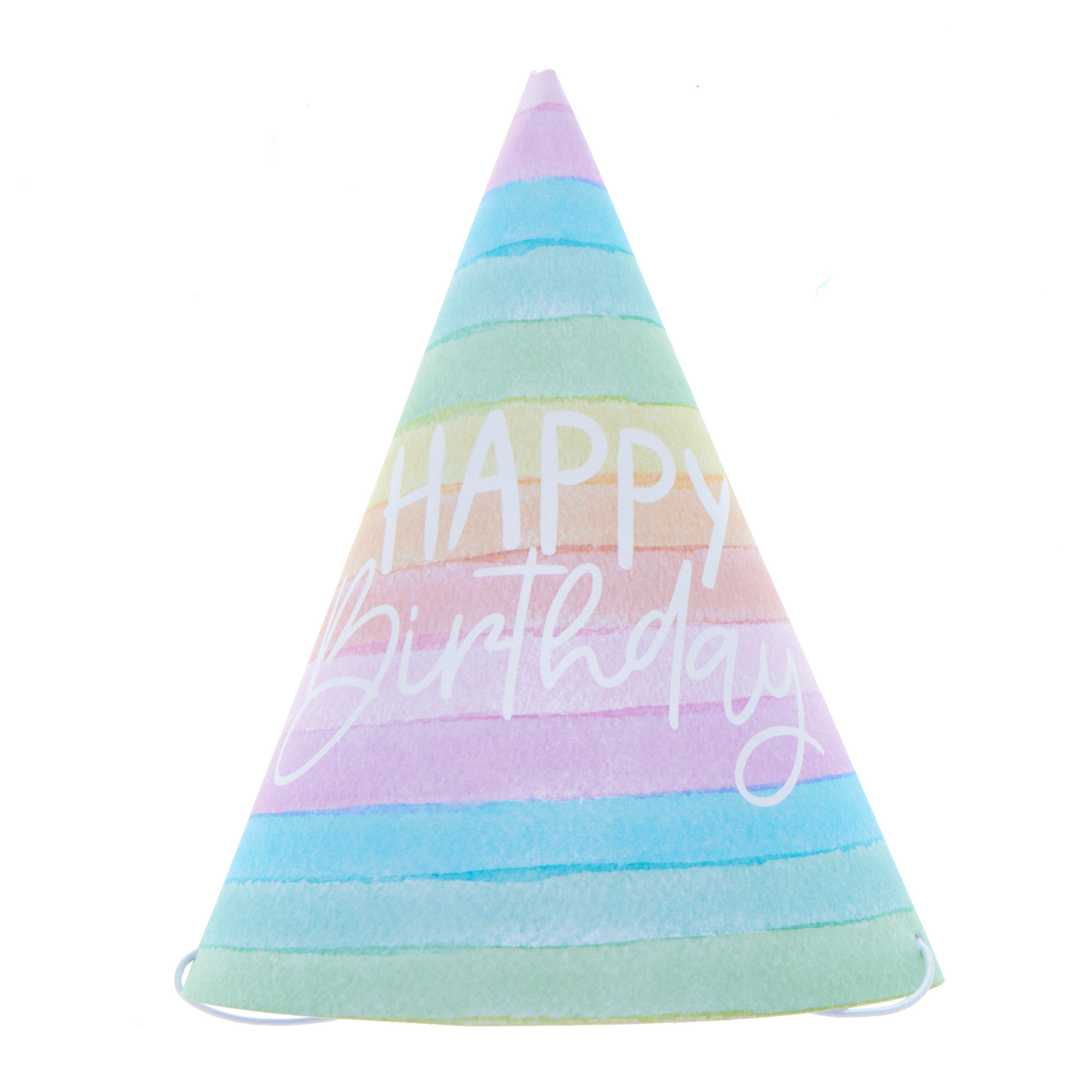 Eco Rainbow Birthday Party Tableware & Decorations Bundle - 8 Guests