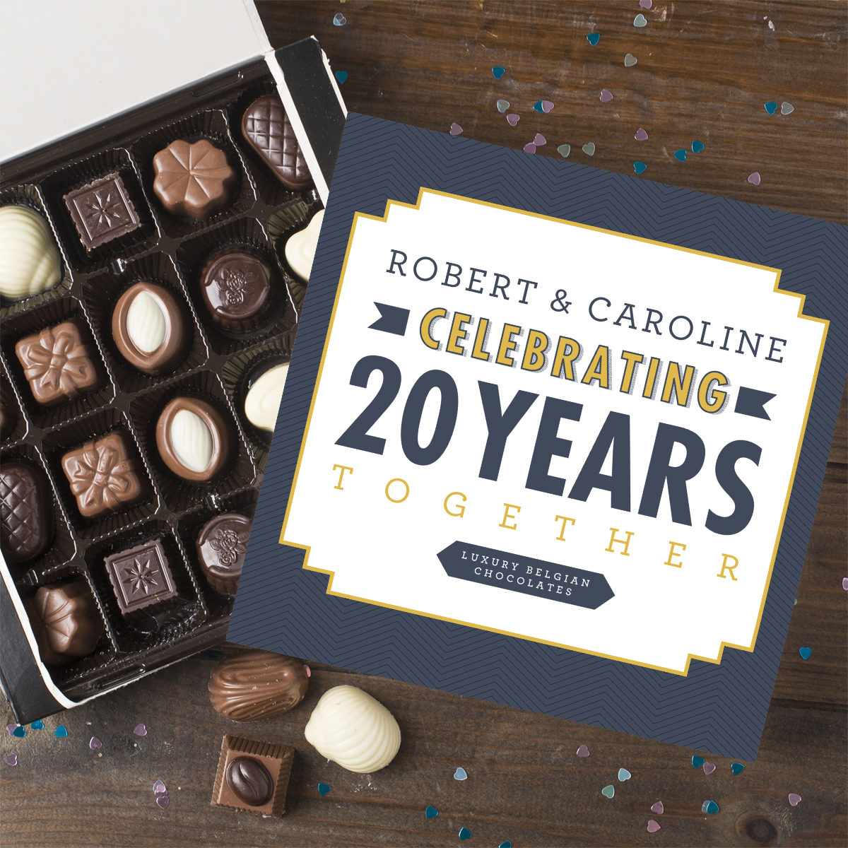 Personalised Belgian Chocolates - Celebrate Together