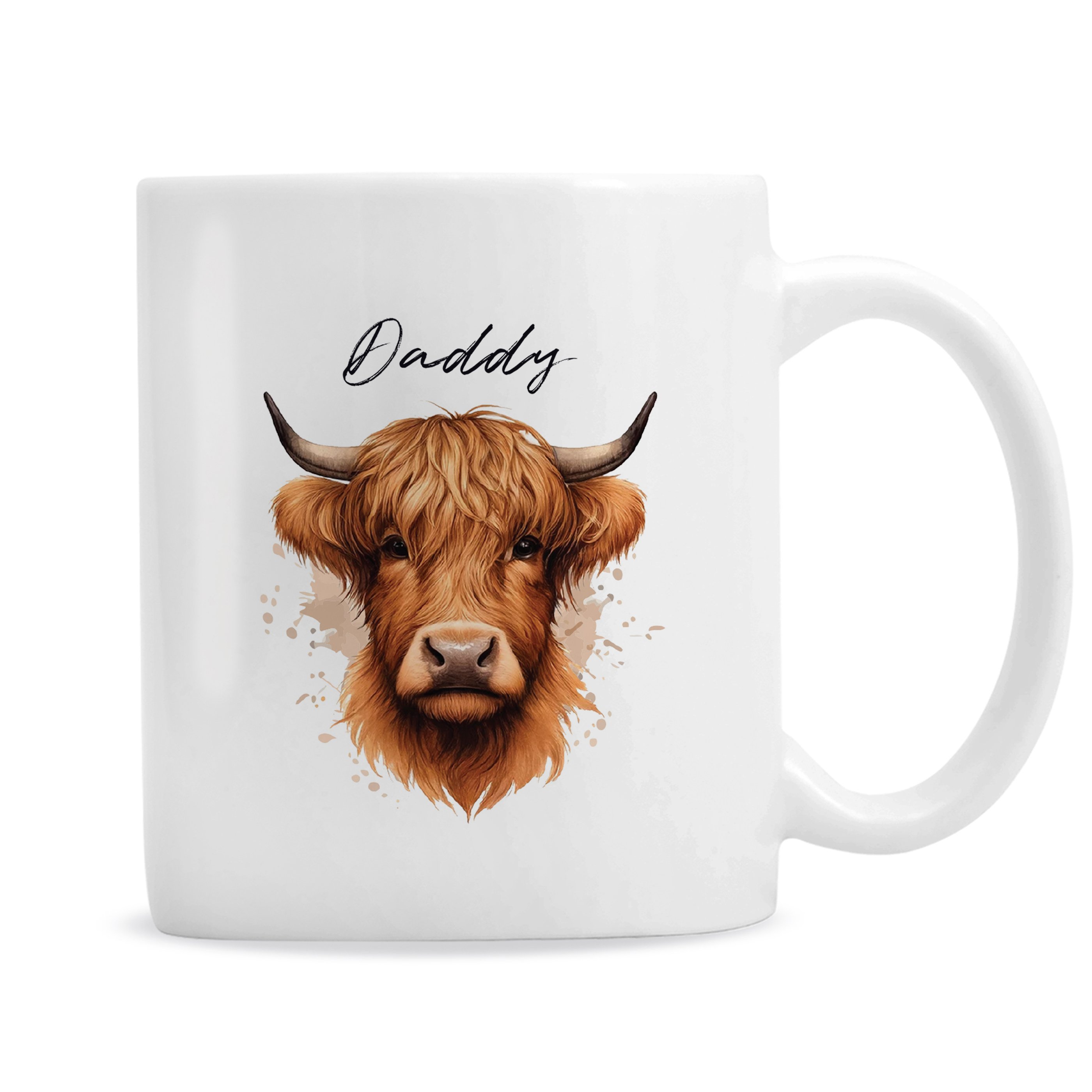 Personalised Highland Cow Mug