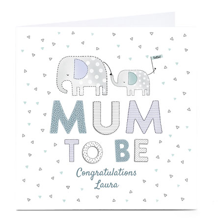 Personalised Congratulations Card - Mum To Be