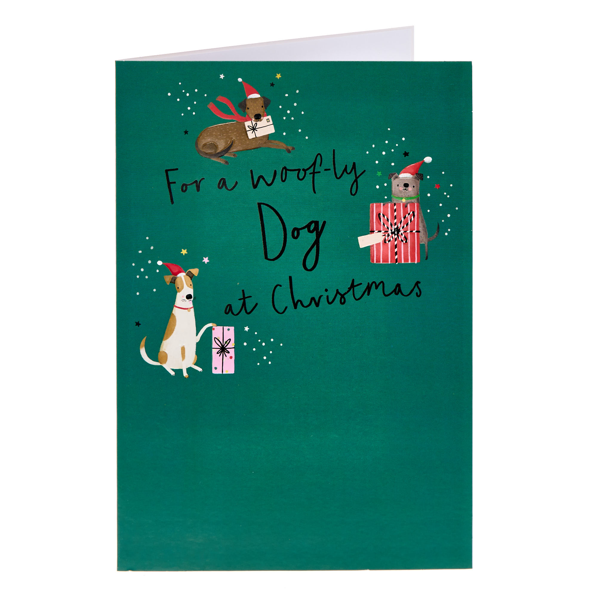 For a Woof-ly Dog Christmas Card