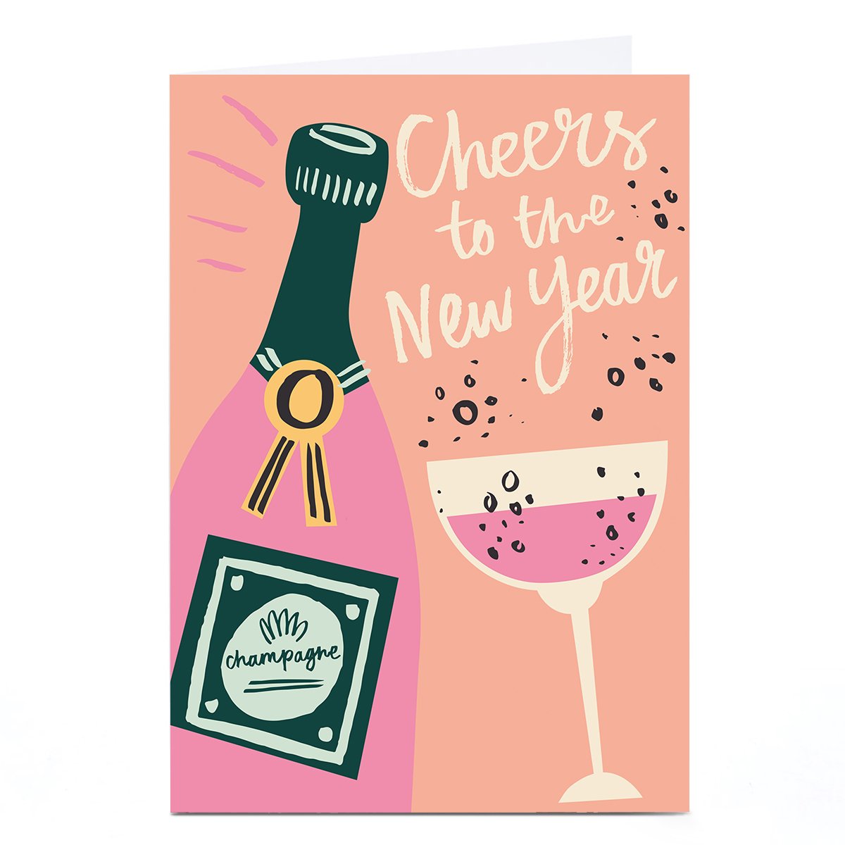 Personalise Ashley Le Quere Card - Cheers to the New Year