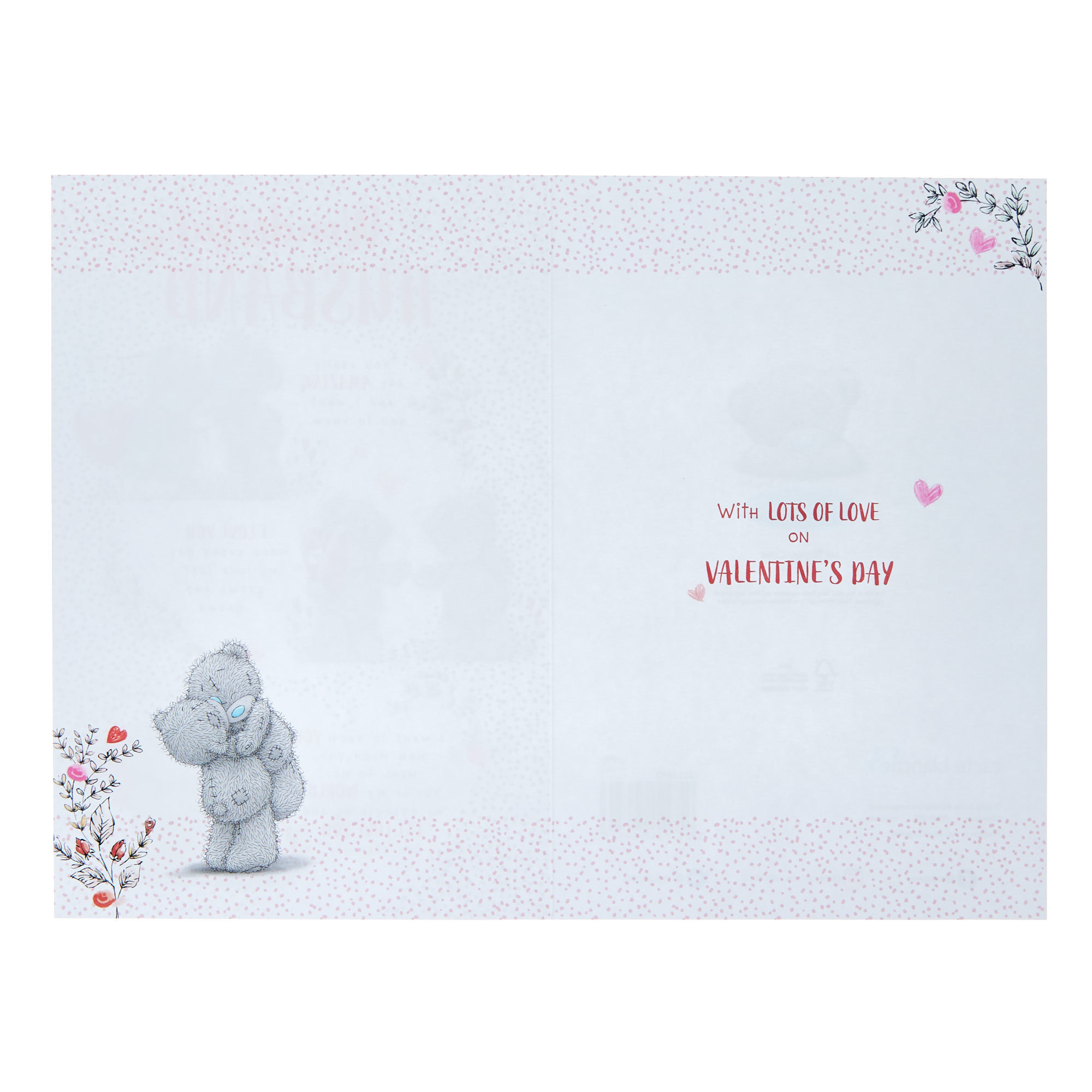 My Wonderful Husband Tatty Teddy Valentine's Day Card